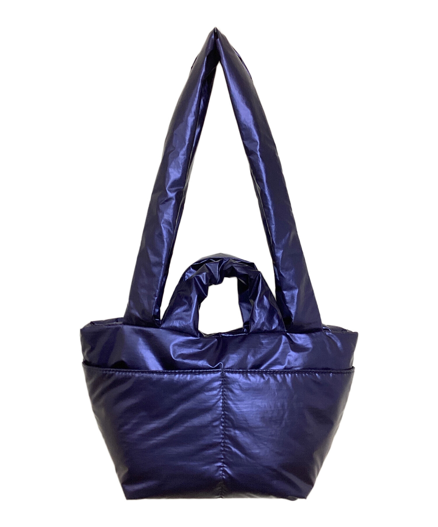 中古・古着通販】null. (ヌル) PUFFY NYLON MINI TOTE BAG ネイビー 