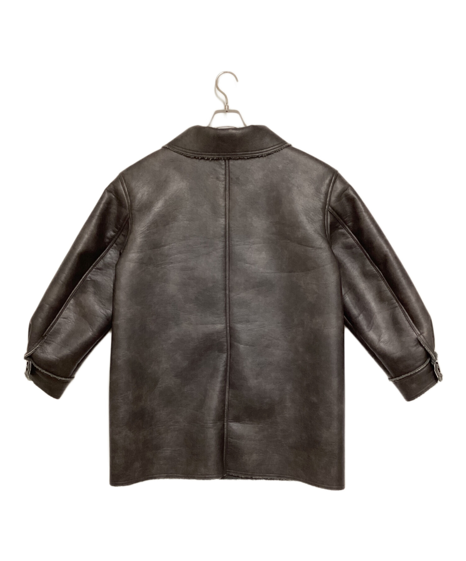 THINK FUR 合皮ジャケット 中古・古着通販】THINK FUR (シンクファー) Bonding Flight Jacket