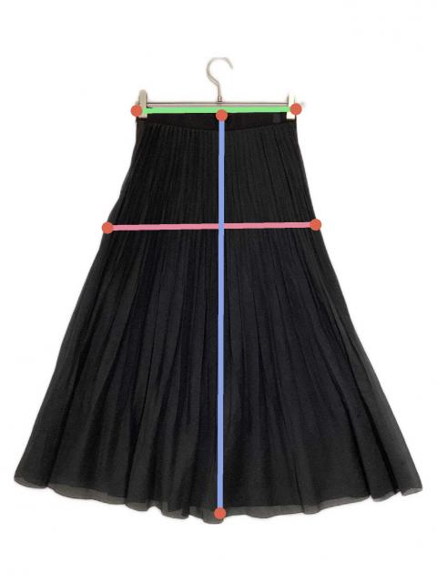 ANAYI スパンオーガンジープリーツスカート 38　新品未使用品 ANAYI】スパンオーガンジープリーツ スカート