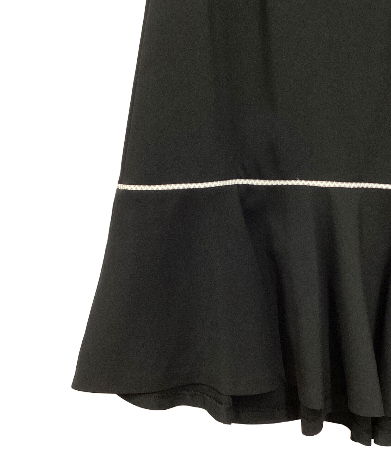 CELFORD セルフォード アシンメトリー ノースリーブ ワンピース 黒 38 中古・古着通販】CELFORD (セルフォード) ノースリーブワンピース