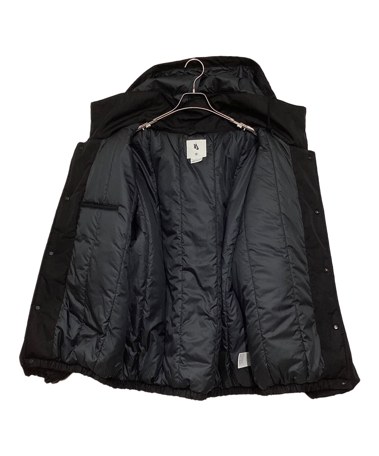 中古・古着通販】NIKE (ナイキ) SOLO SWSH PUFFER ジャケット ブラック