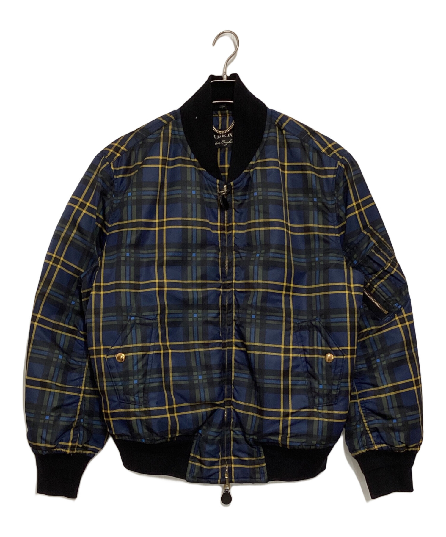 中古・古着通販】BURBERRY (バーバリー) 中綿ジャケット ネイビー