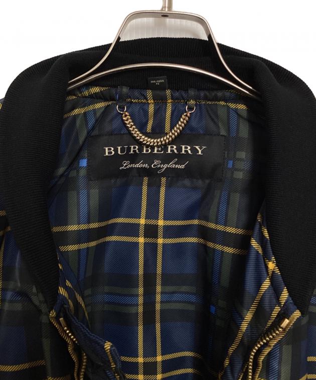 中古・古着通販】BURBERRY (バーバリー) 中綿ジャケット ネイビー