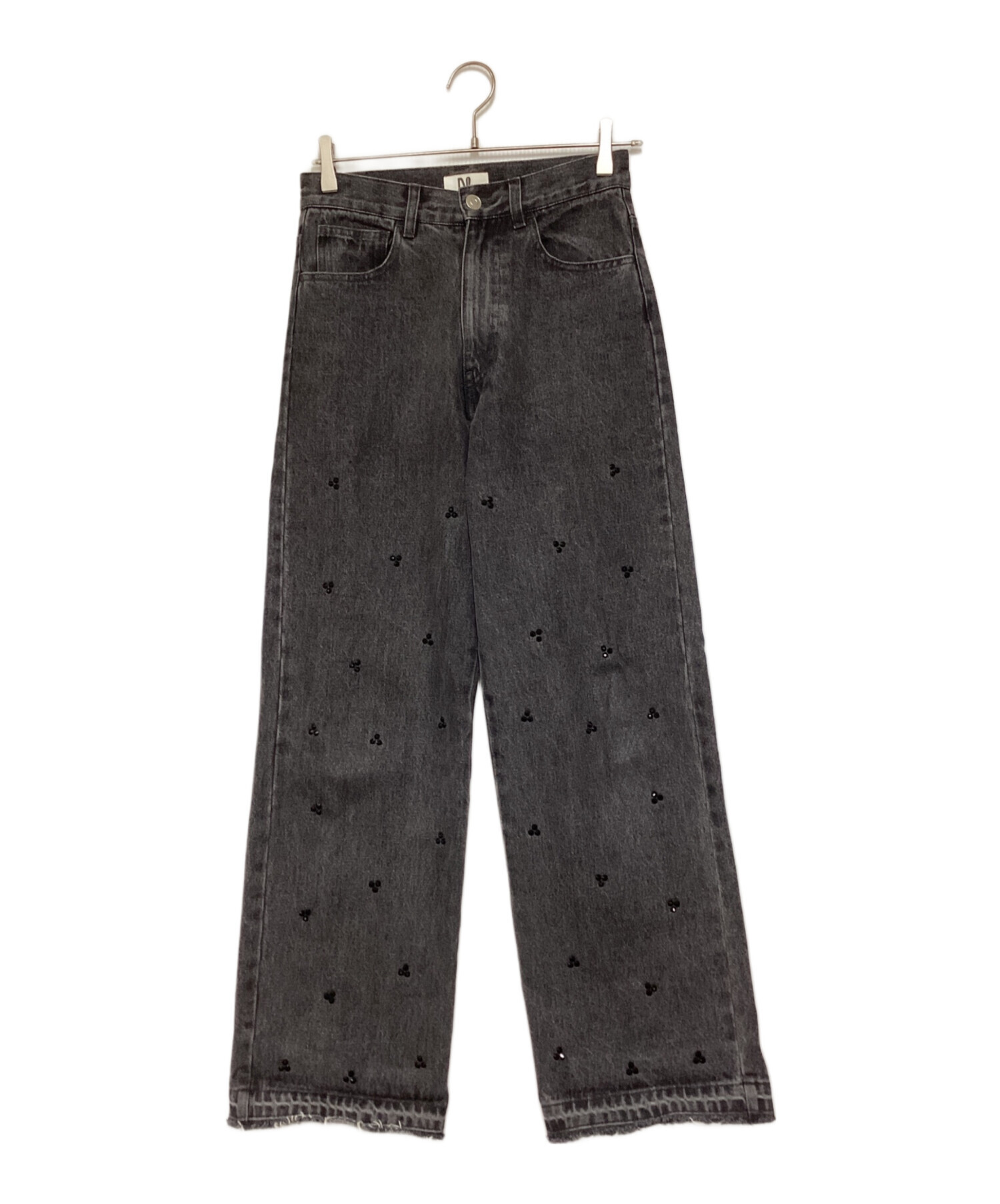 中古・古着通販】M TO R (ムウトアール) BIJOU STRAIGHT DENIM グレー 