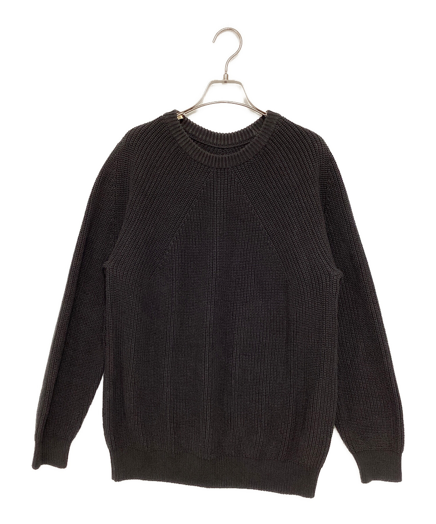 中古・古着通販】BATONER (バトナ―) COTTON SIGNATURE CREW NECK 