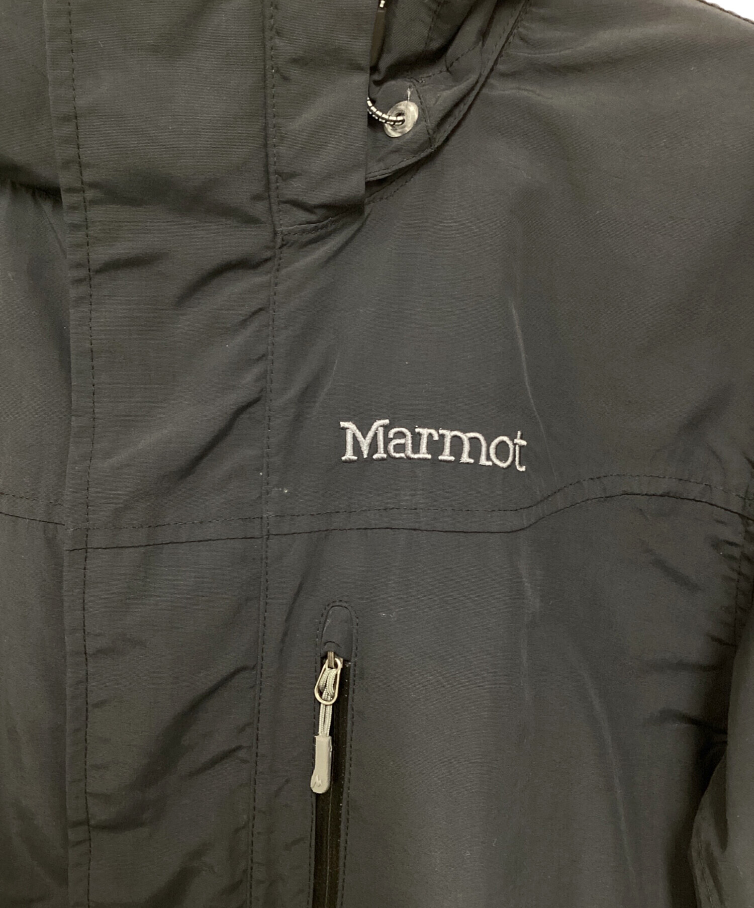 中古・古着通販】MARMOT (マーモット) ナイロンジャケット ブラック 