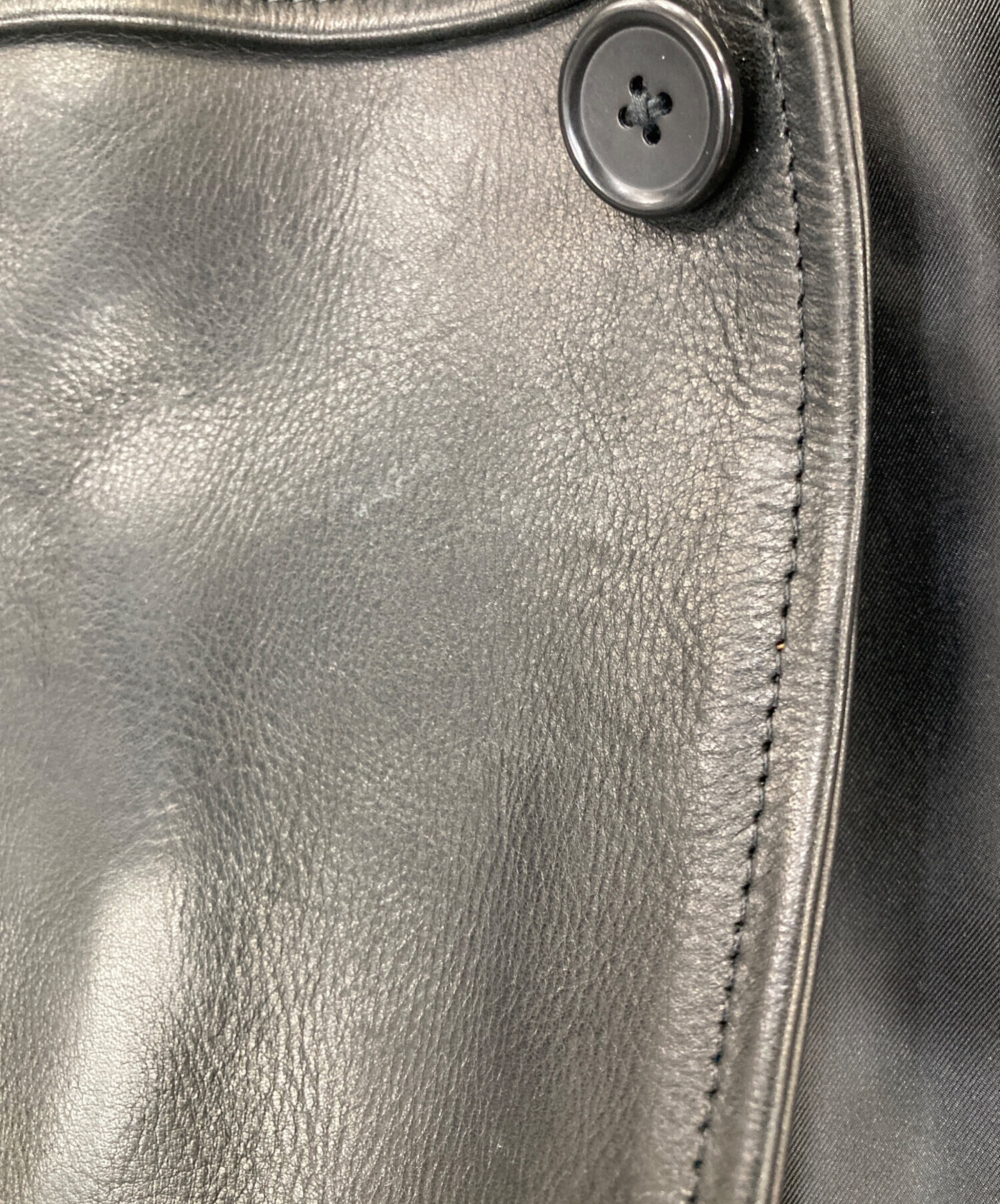 中古・古着通販】Time is on (タイムイズオン) LEATHER MID LENGTH