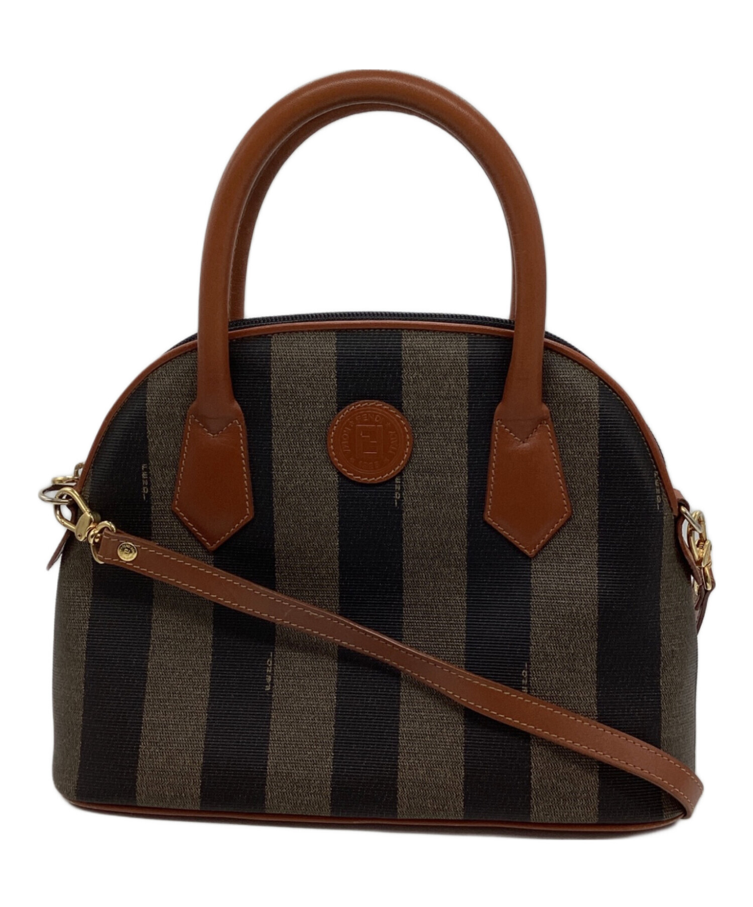中古・古着通販】FENDI (フェンディ) 2WAYショルダーバッグ ブラウン 