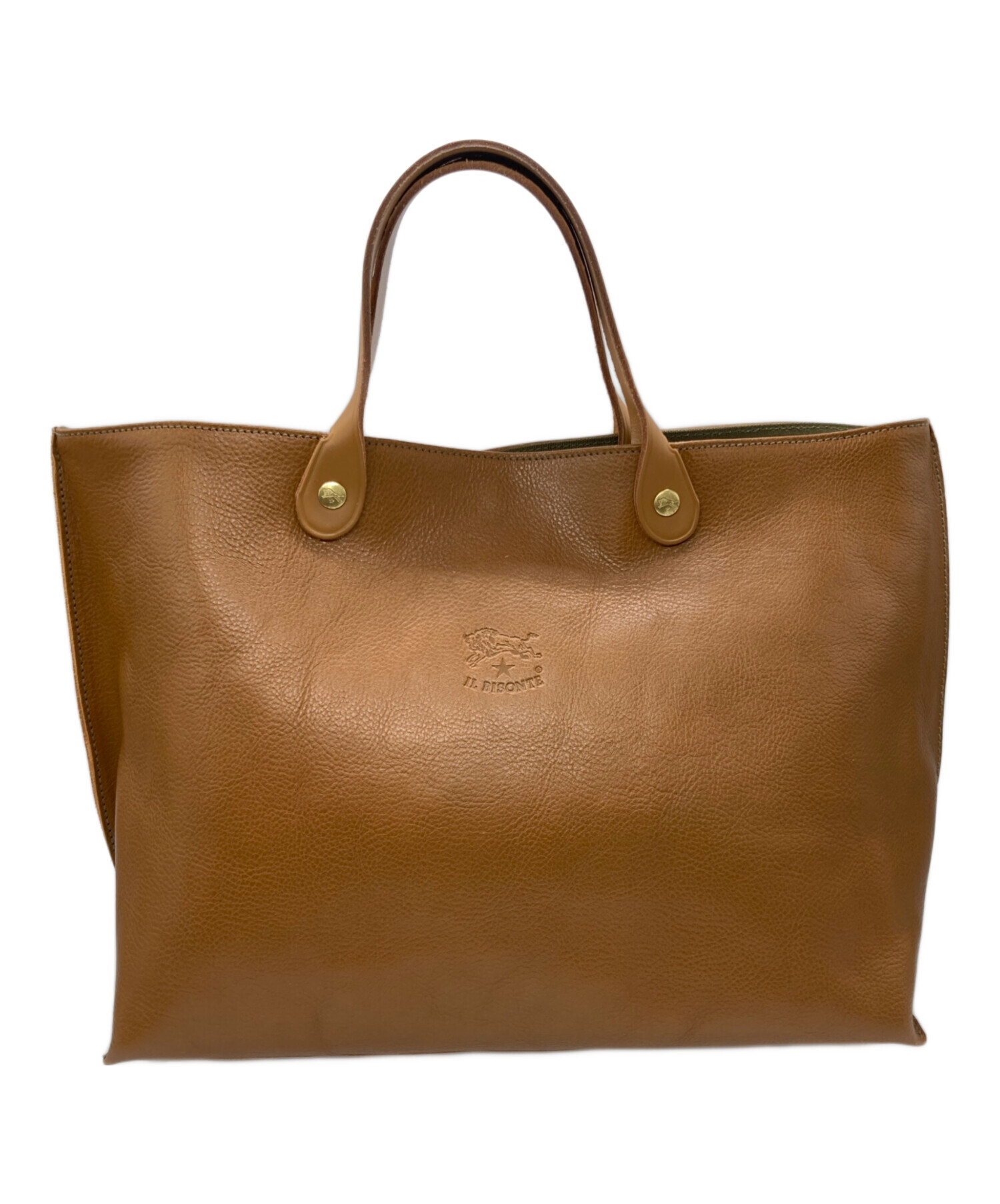 中古・古着通販】IL BISONTE (イル ビゾンテ) レザートートバッグ  
