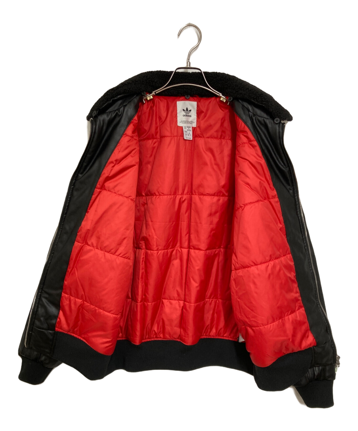 中古・古着通販】adidas (アディダス) LNY PLEATHER フェイクレザー