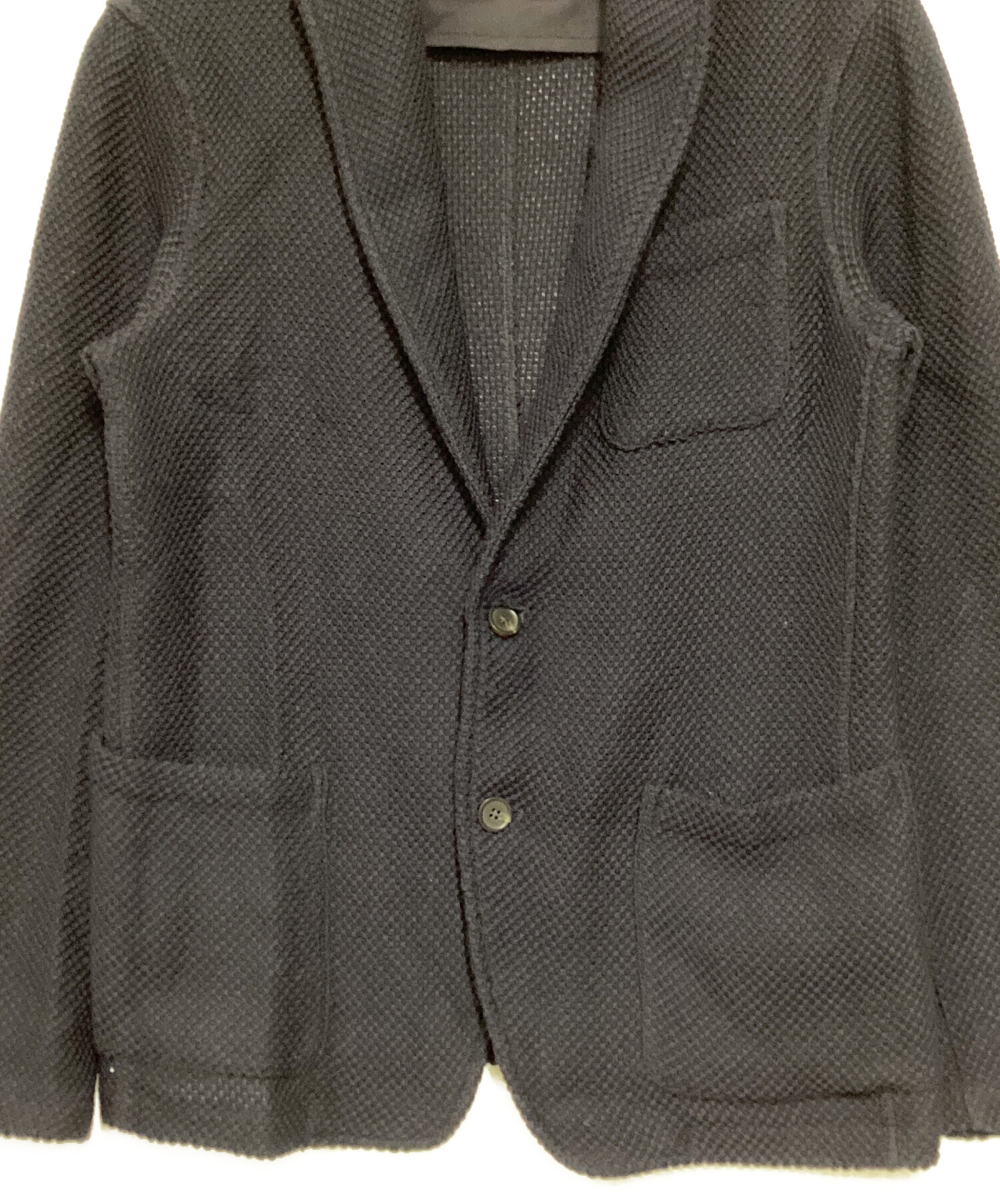 中古・古着通販】Altea (アルテア) ニットジャケット ネイビー サイズ 