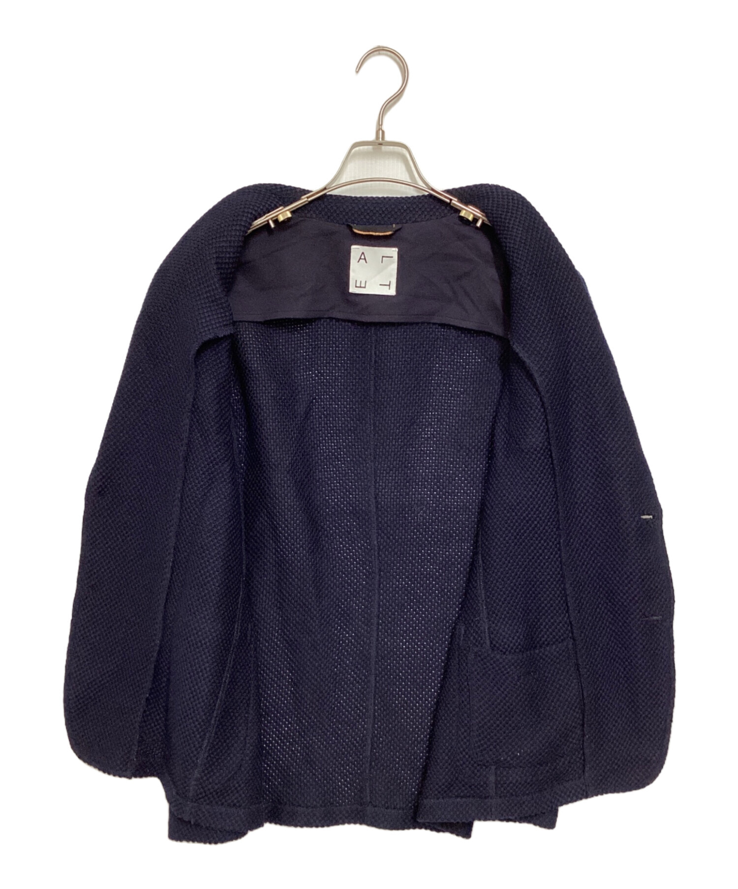 中古・古着通販】Altea (アルテア) ニットジャケット ネイビー サイズ 