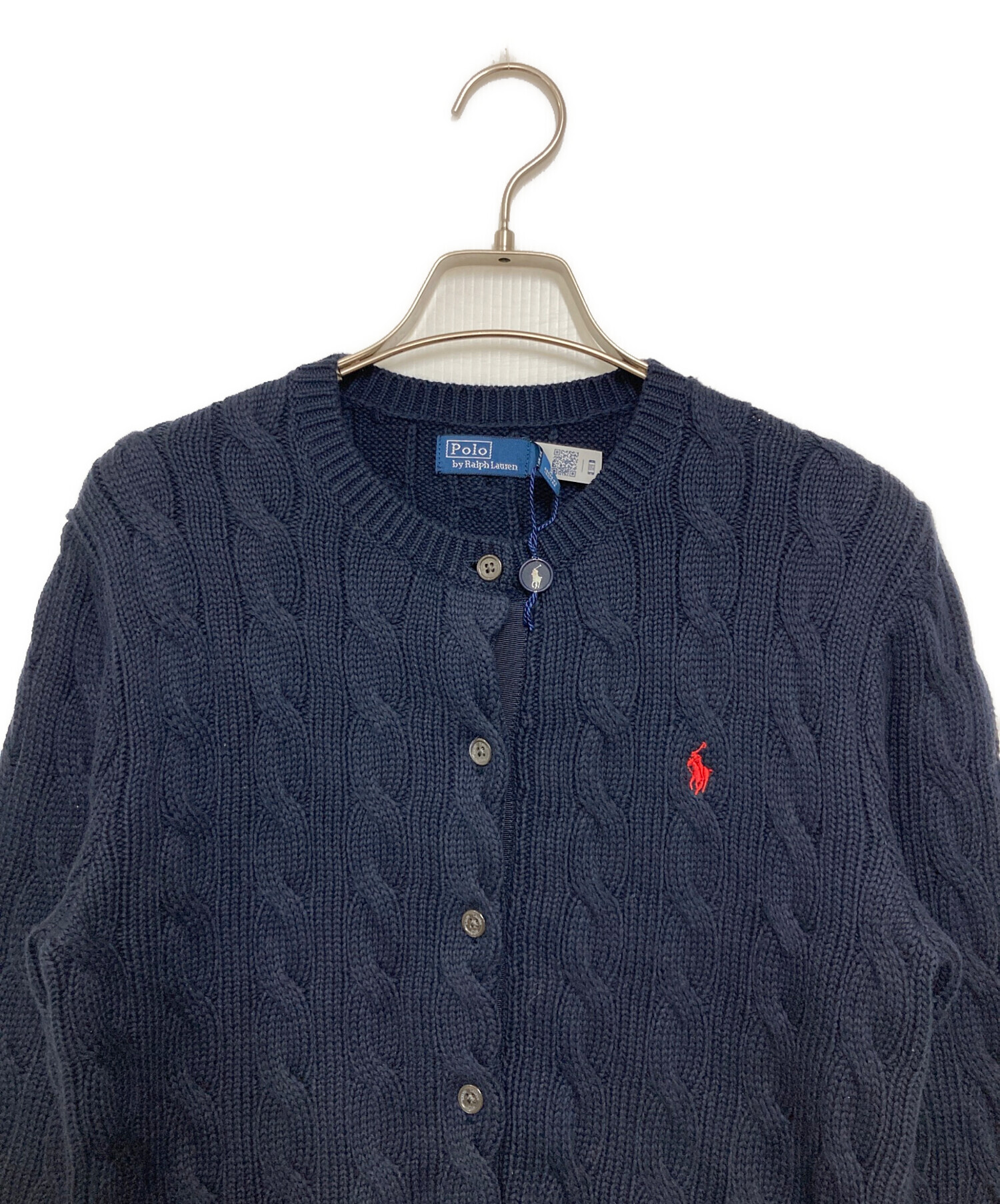 ラルフローレン　ネイビー　カーディガン 中古・古着通販】POLO RALPH LAUREN (ポロ・ラルフローレン