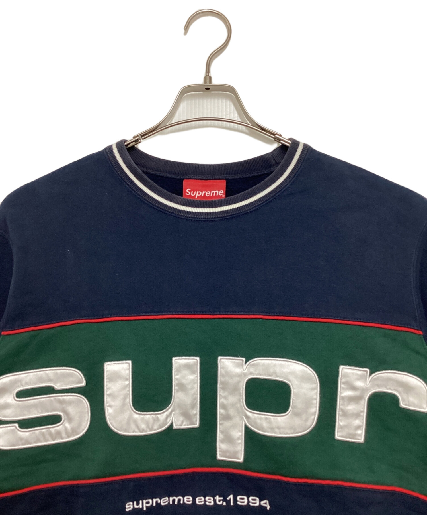 中古・古着通販】SUPREME (シュプリーム) Piping Crewneck スウェット 