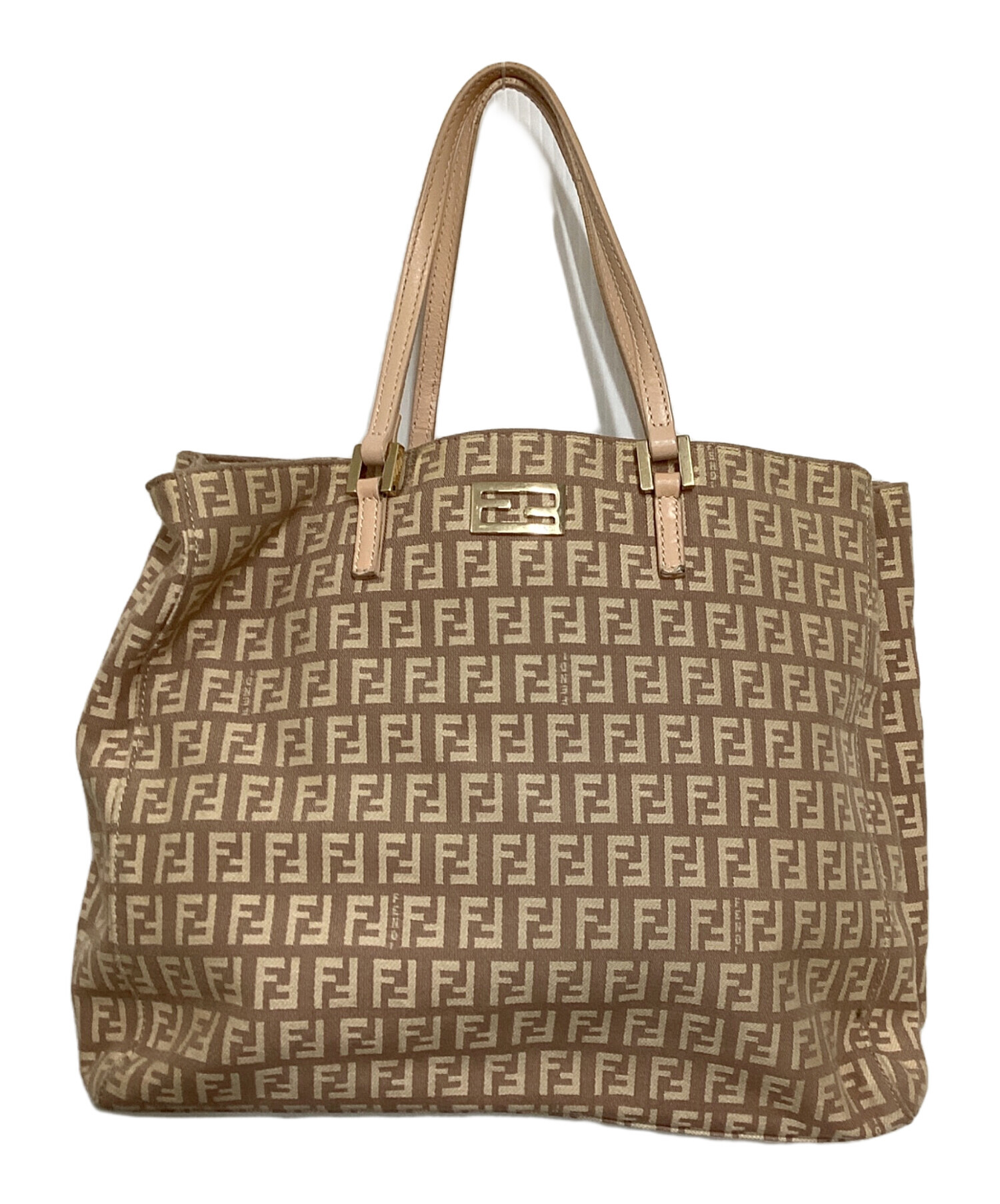 中古・古着通販】FENDI (フェンディ) トートバッグ ベージュ｜ブランド 