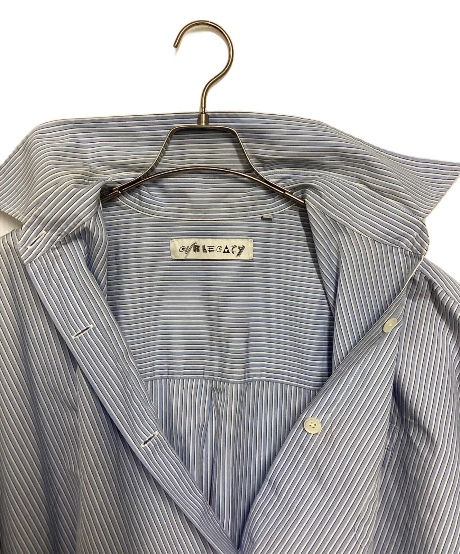 中古・古着通販】OUR LEGACY (アワーレガシー) POPOVER SHIRT ブルー 