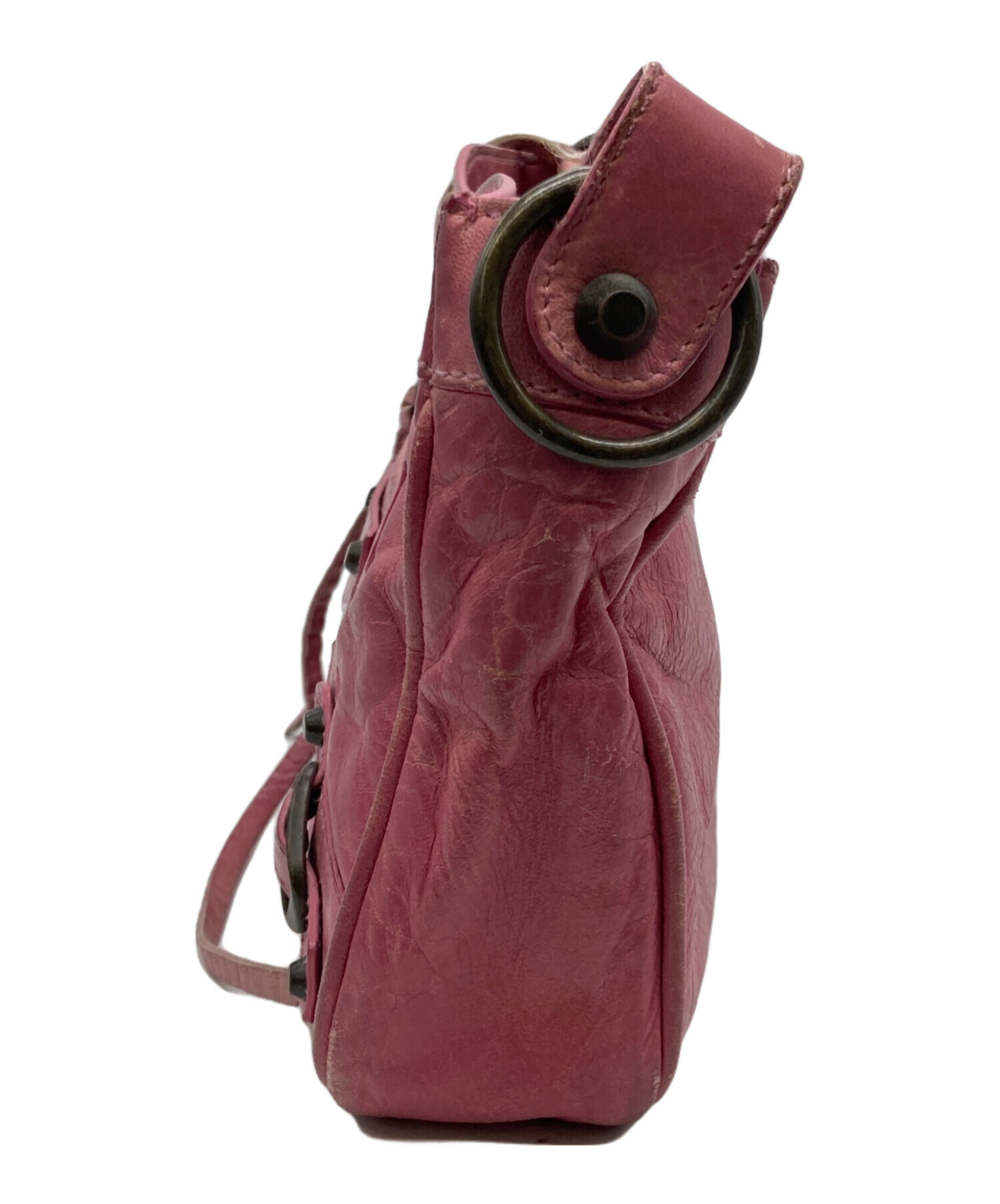 中古・古着通販】BALENCIAGA (バレンシアガ) シティ ミニバッグ ピンク 