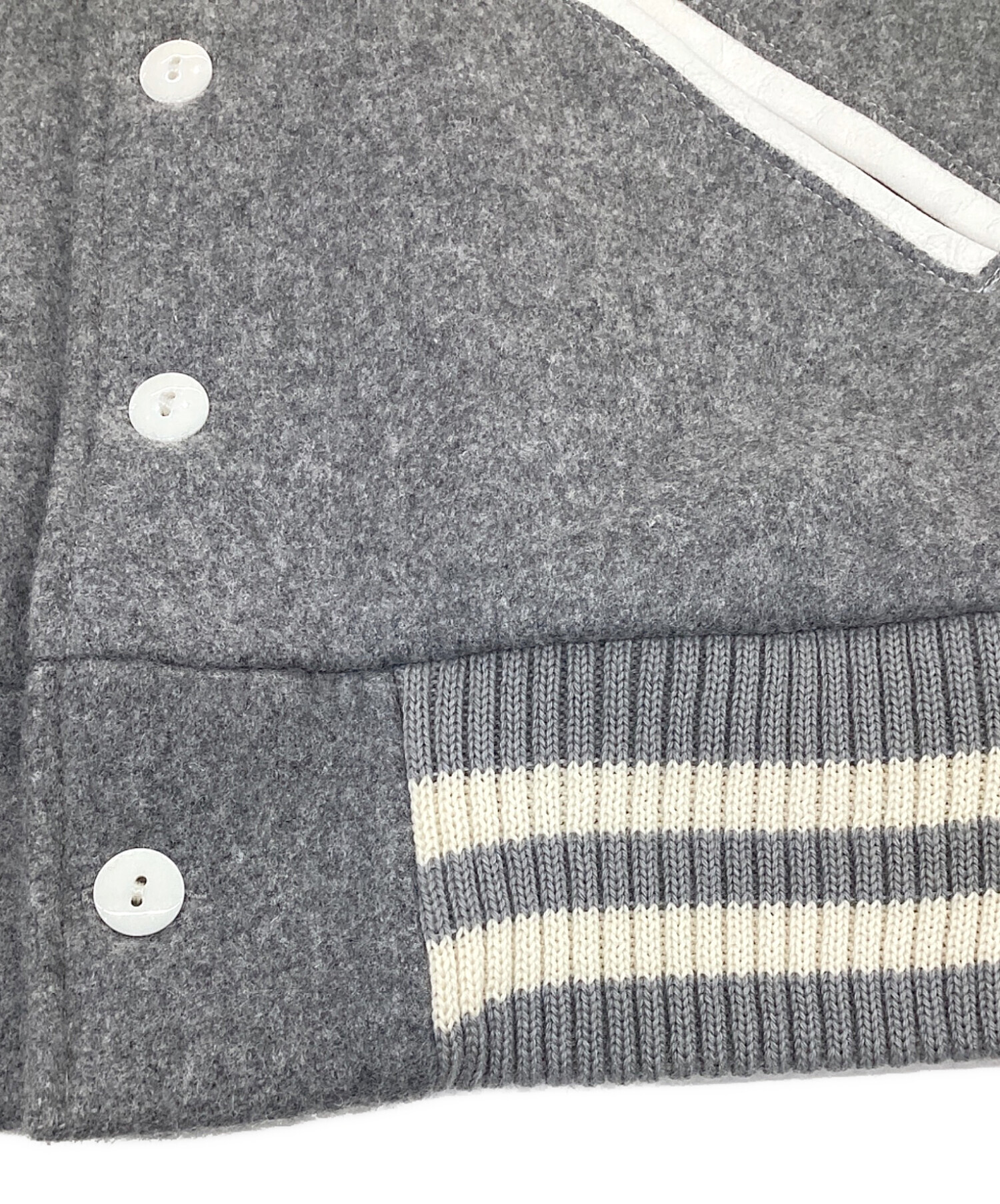 中古・古着通販】skookum (スクーカム) スタジャン グレー サイズ:M