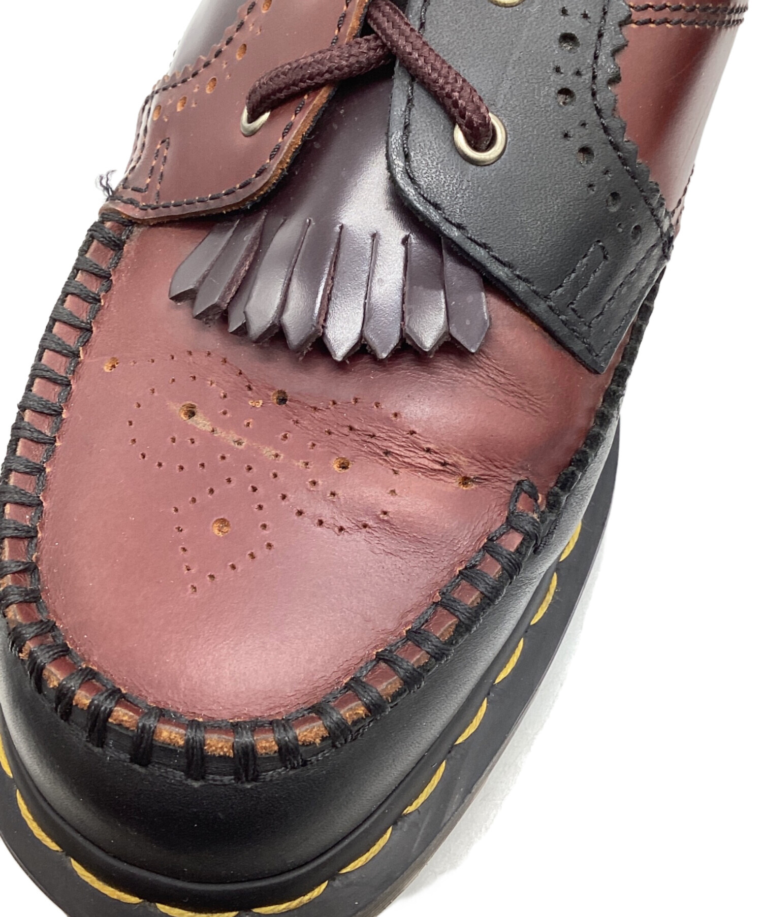フェローズ ダービーシューズ おでこ靴 茶芯 ドクターマーチン好きに 中古・古着通販】Dr.Martens (ドクターマーチン) 1461FUSEDダービー
