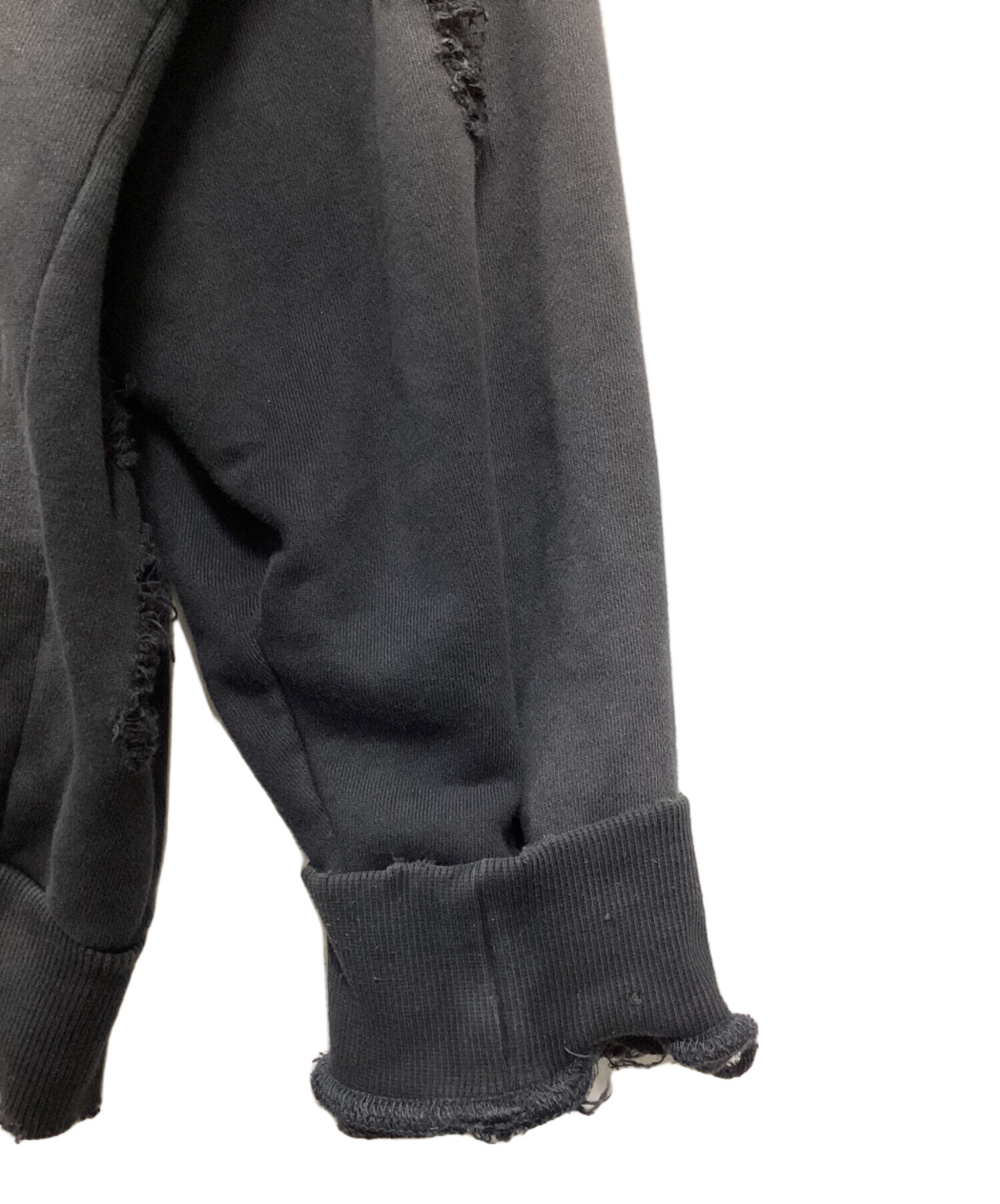 中古・古着通販】FR(13)NDS (フレンズ) ダメージ加工ジップパーカー 