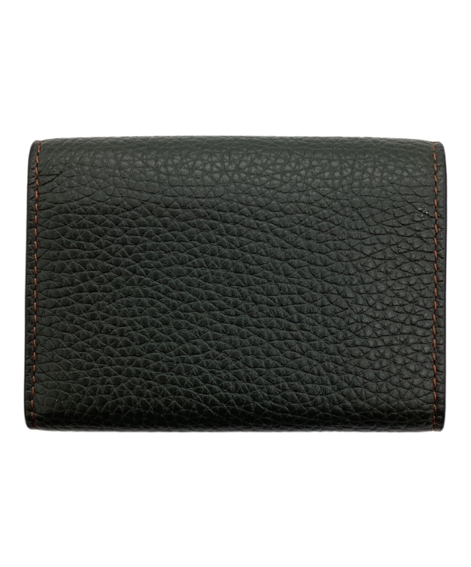 中古・古着通販】MARNI (マルニ) LEATHER TRI-FOLD WALLET グリーン 