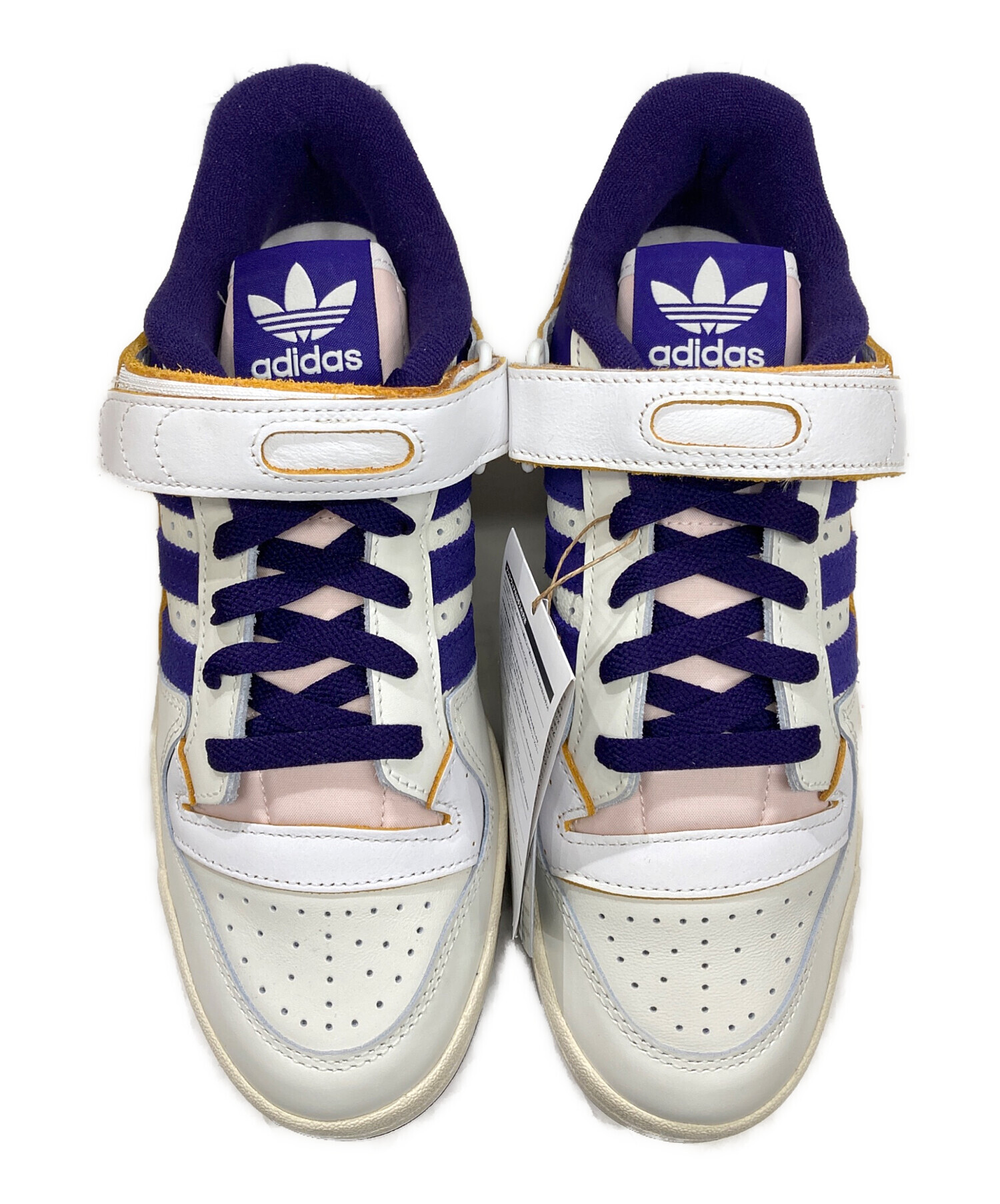 中古・古着通販】adidas (アディダス) FORUM 84 LOW ホワイト×パープル 