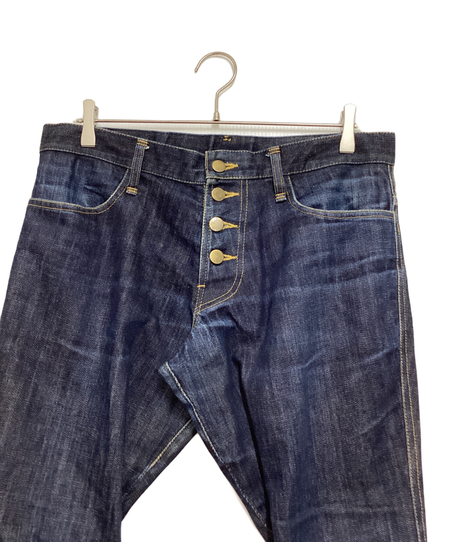 中古・古着通販】Nemeth (ネメス) 立体裁断クロップドデニムパンツ