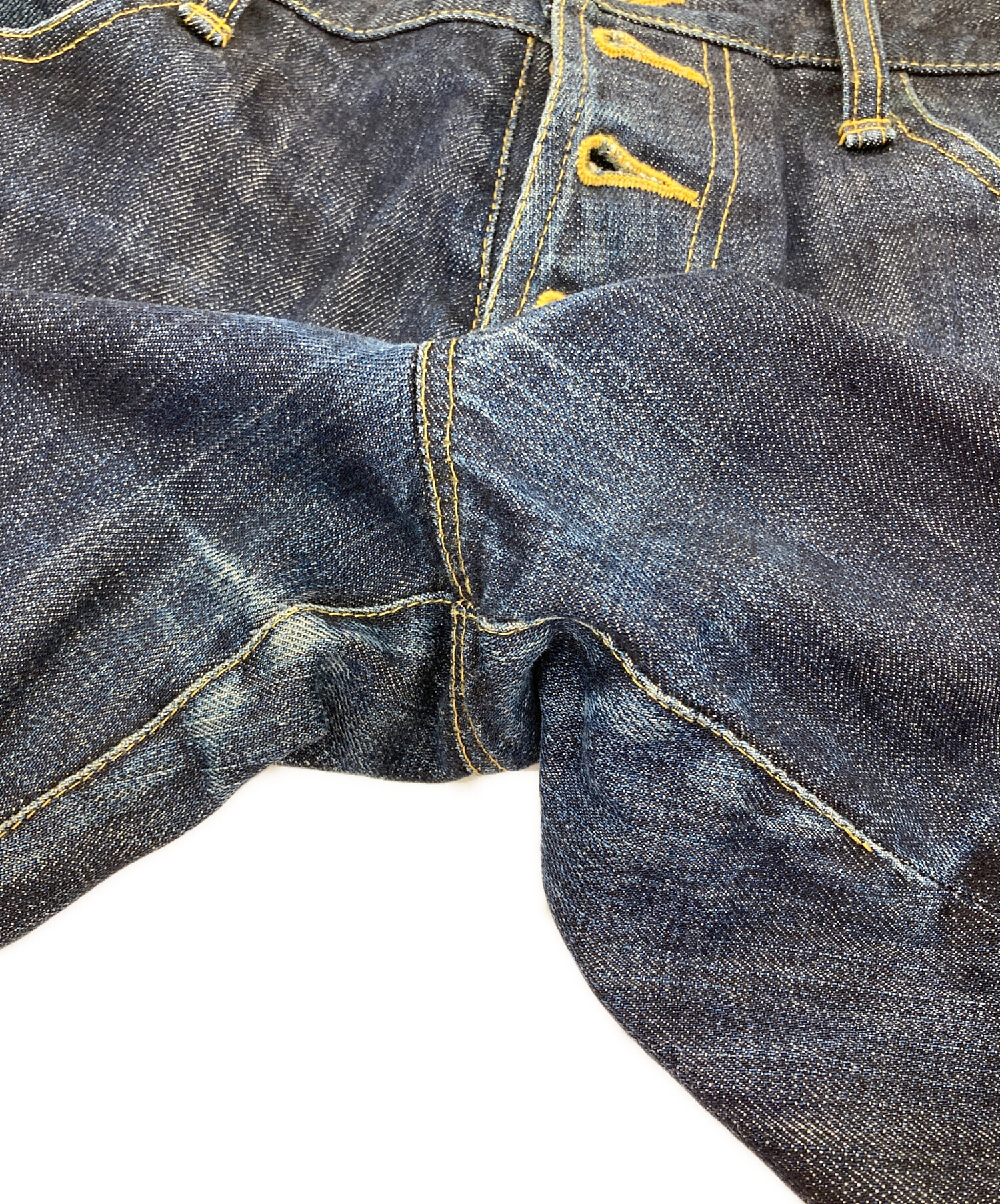中古・古着通販】Nemeth (ネメス) 立体裁断クロップドデニムパンツ