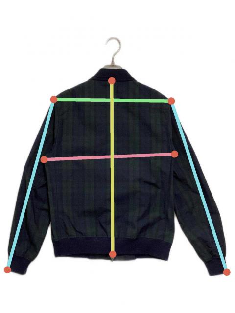 中古・古着通販】FRED PERRY (フレッドペリー) チェック柄ブルゾン