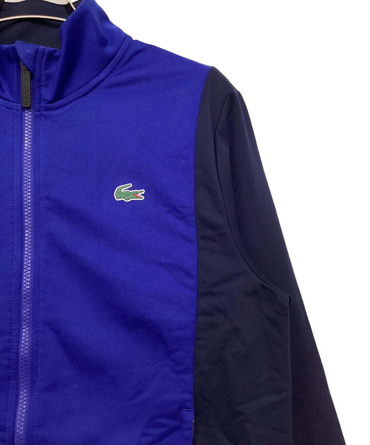 中古・古着通販】LACOSTE (ラコステ) 切替トラックジャケット ブルー 