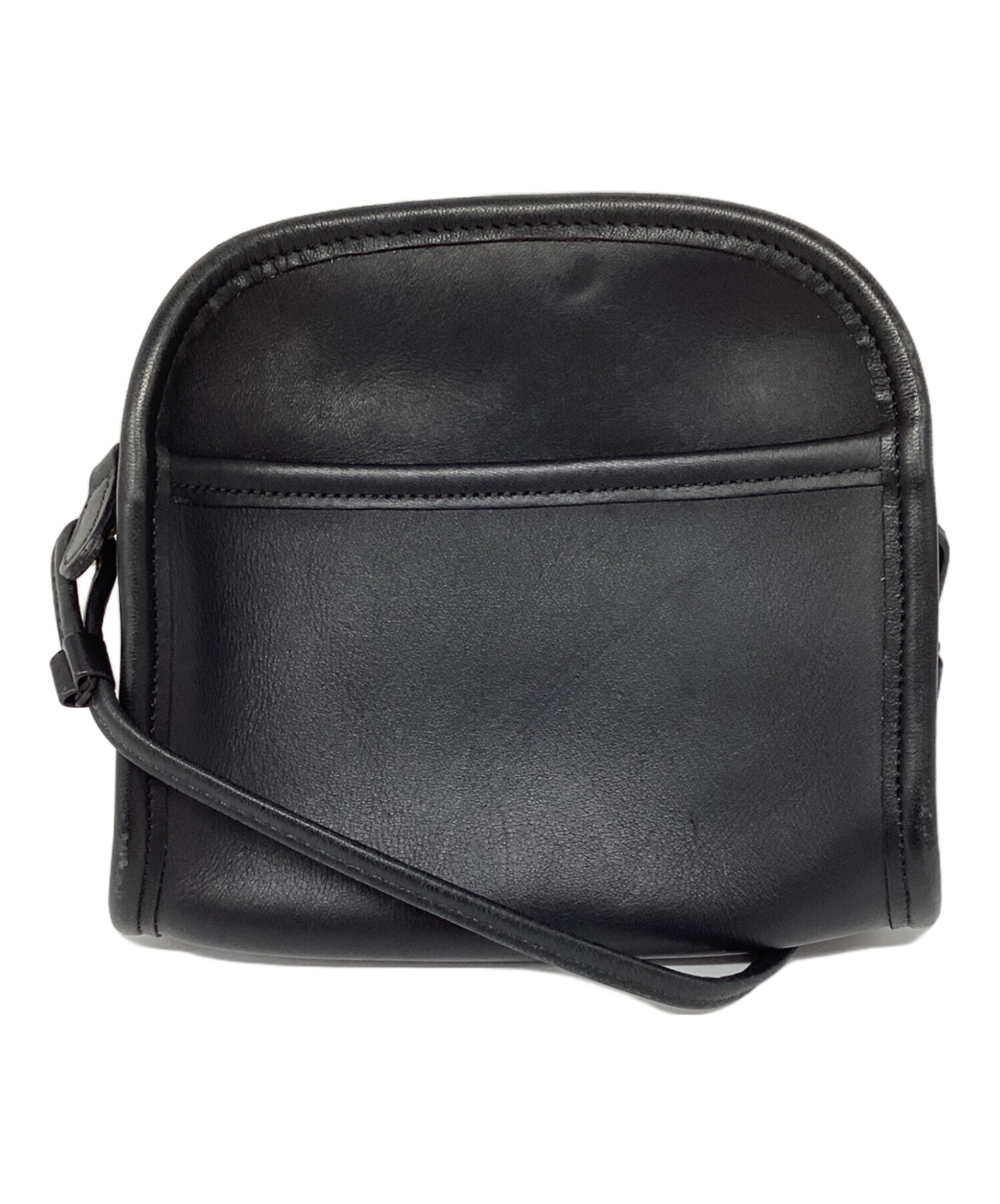 中古・古着通販】COACH (コーチ) ミニショルダーバッグ ブラック 