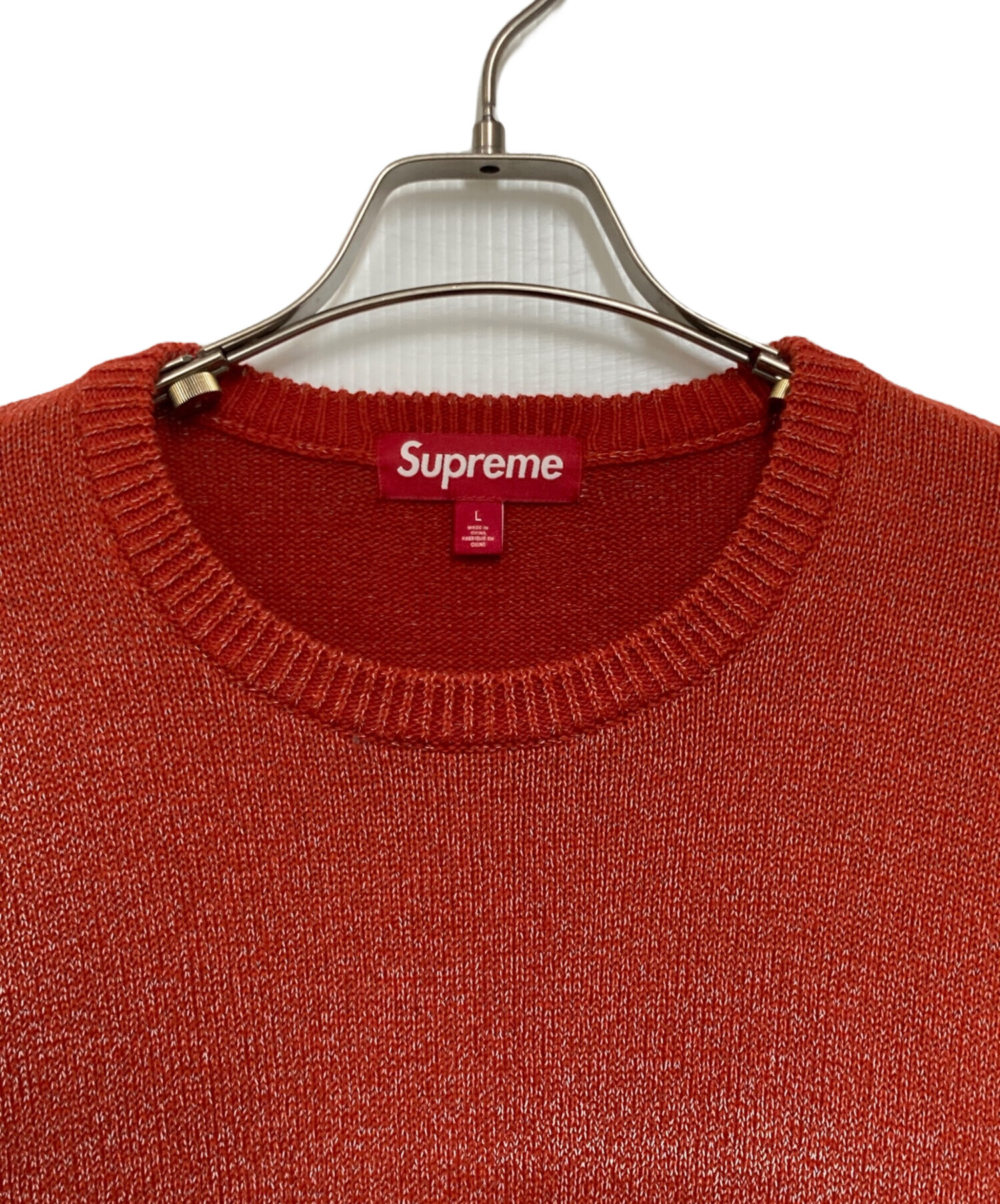 中古・古着通販】Supreme (シュプリーム) Reflective Sweater オレンジ 