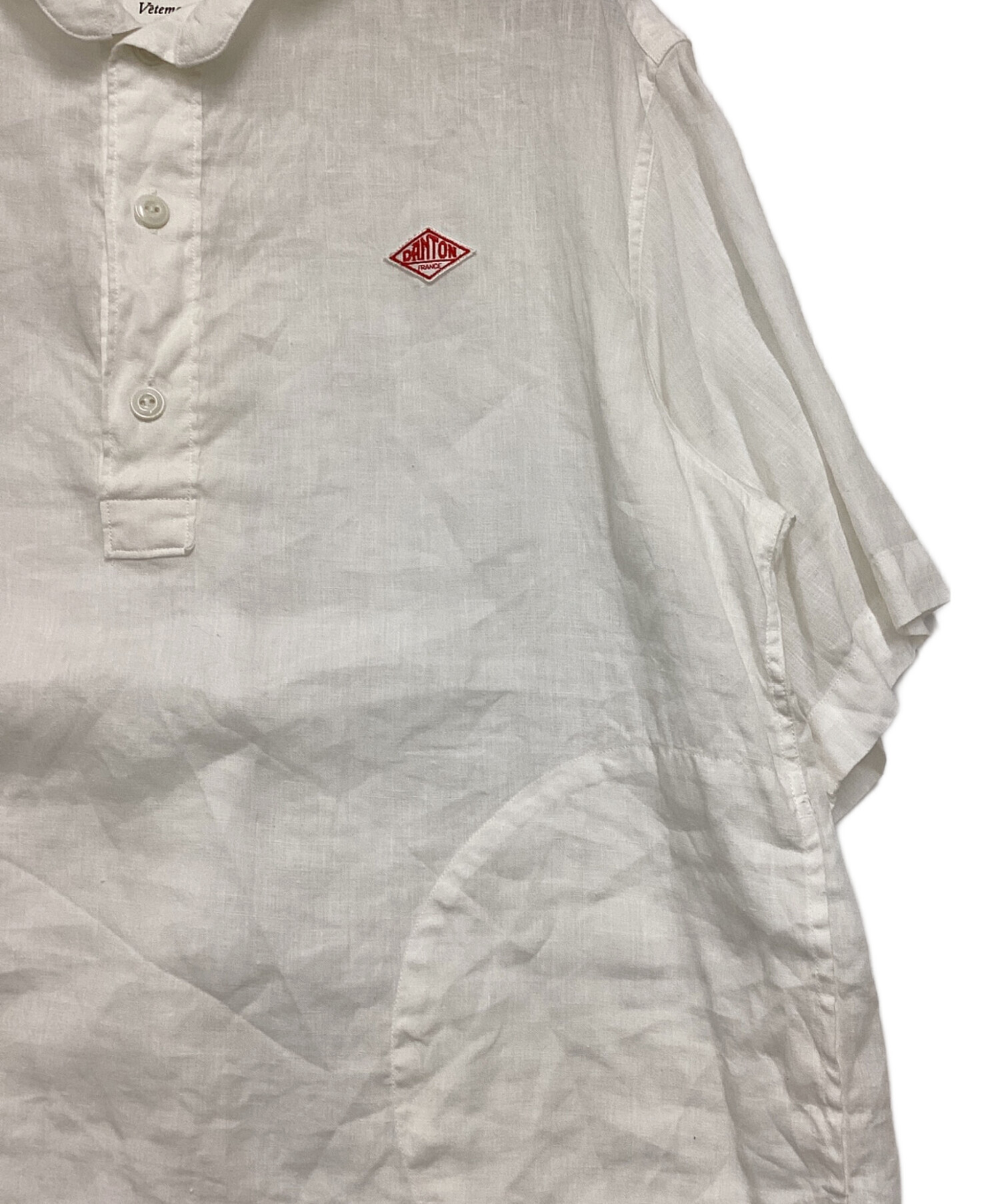 中古・古着通販】DANTON (ダントン) リネン プルオーバーワークシャツ 