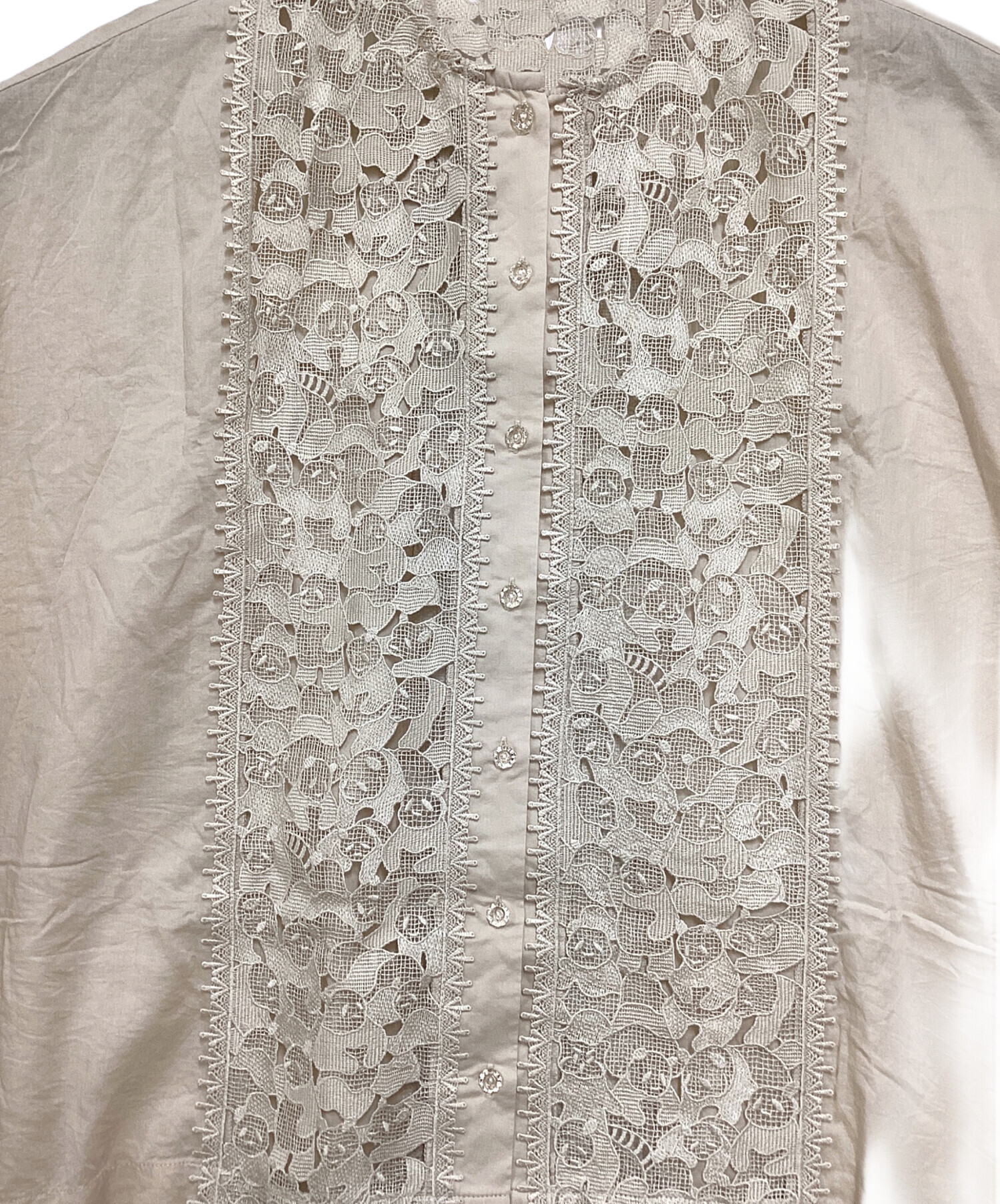 中古・古着通販】Marble SUD (マーブルシュッド) パンダレースブラウス