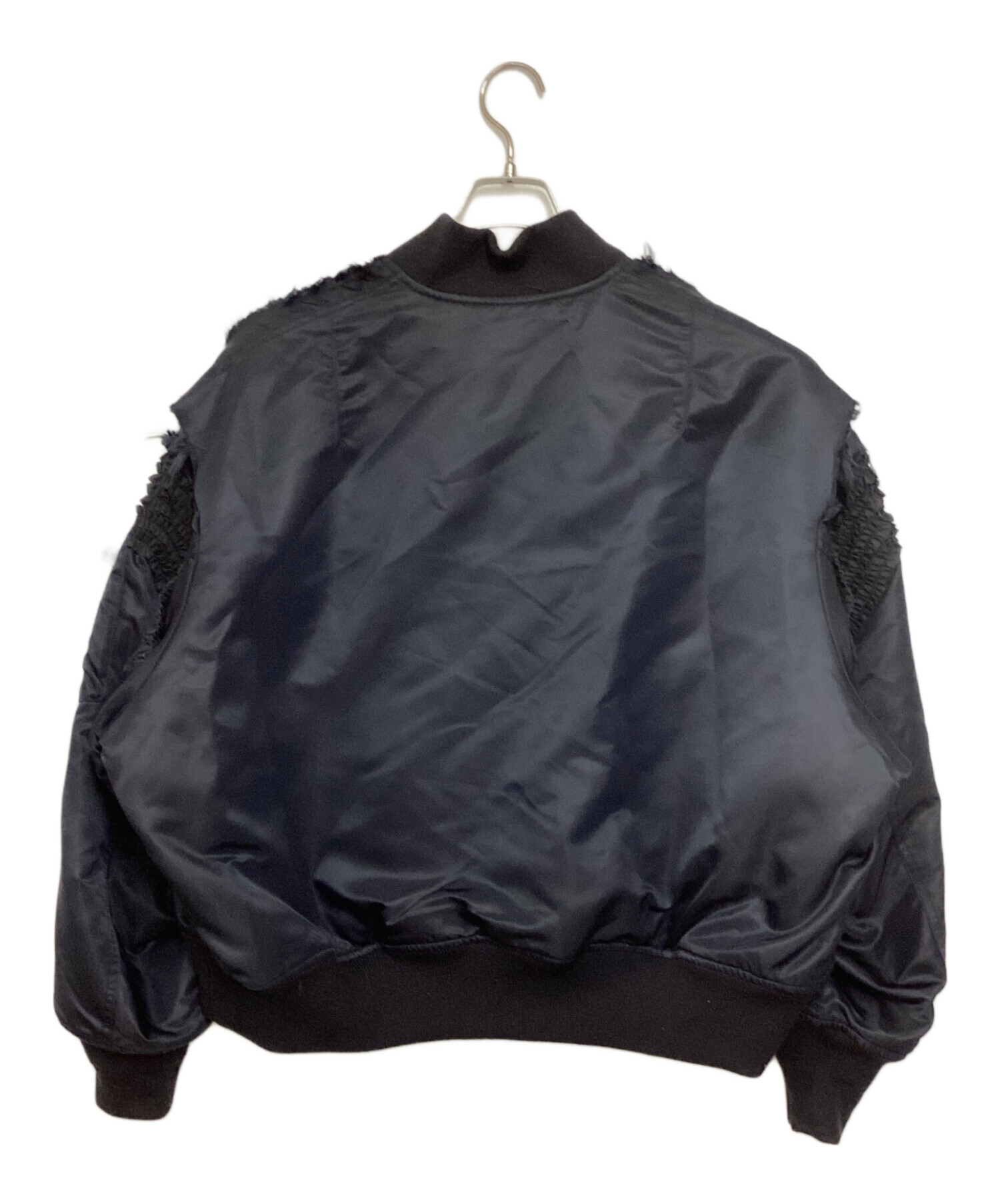 中古・古着通販】FACETASM (ファセッタズム) FRILL MA-1 ネイビー 