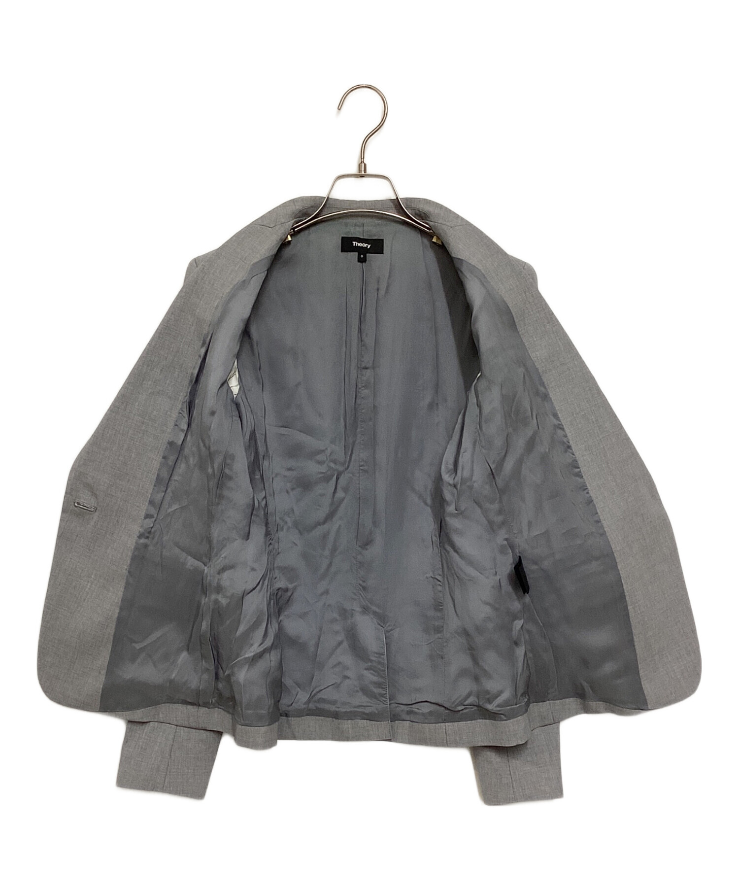 theory セオリー　チャコールグレー　セットアップ　美品 中古・古着通販】theory (セオリー) セットアップ グレー｜ブランド