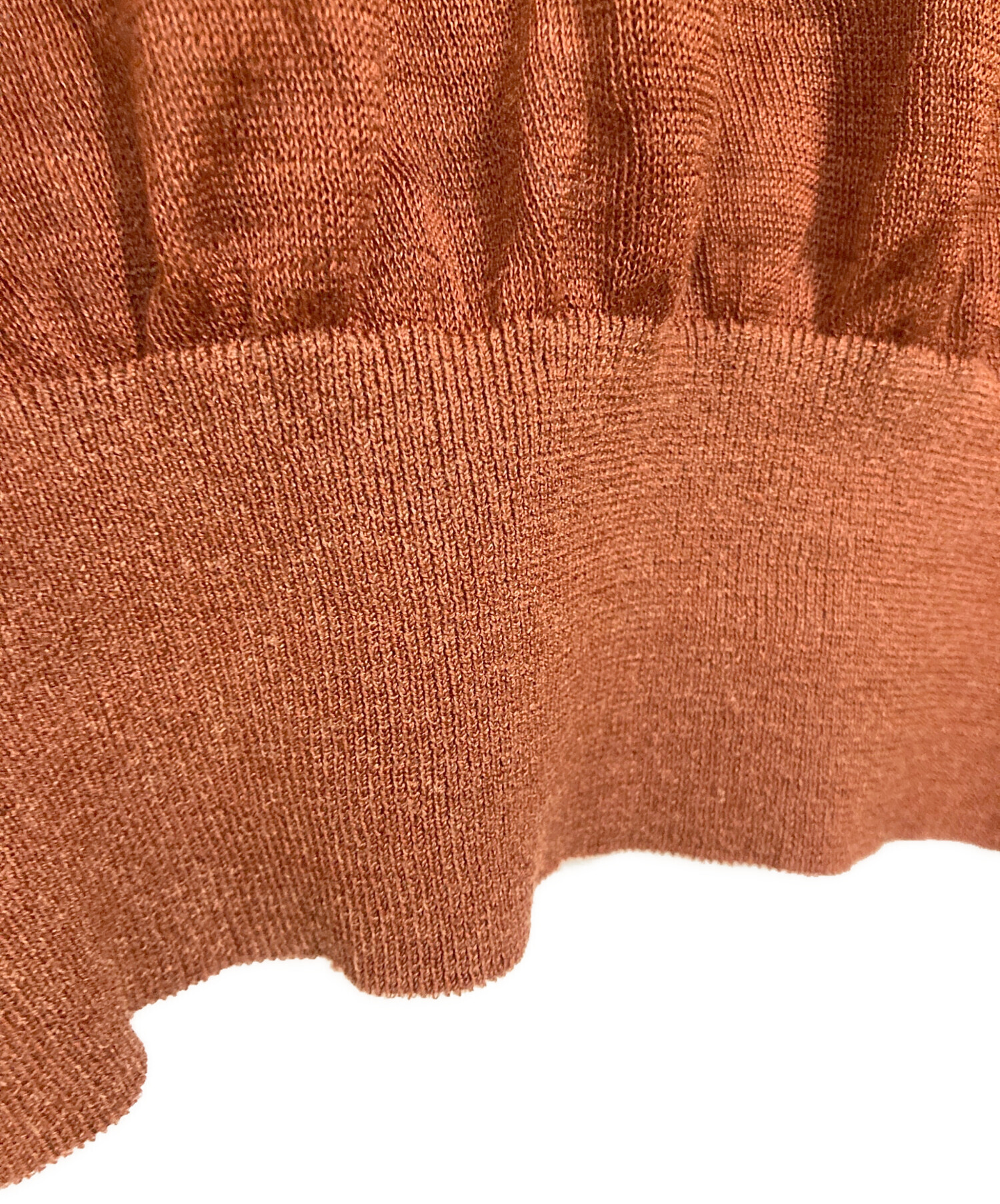 中古・古着通販】HERILL (ヘリル) Rummy High gauge crewneck ブラウン 