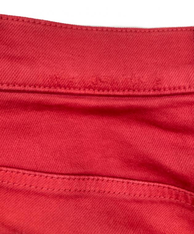 中古・古着通販】BALMAIN (バルマン) Red Destroyed Biker Jeans