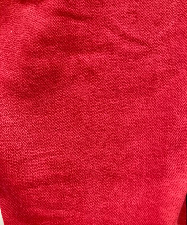 中古・古着通販】BALMAIN (バルマン) Red Destroyed Biker Jeans
