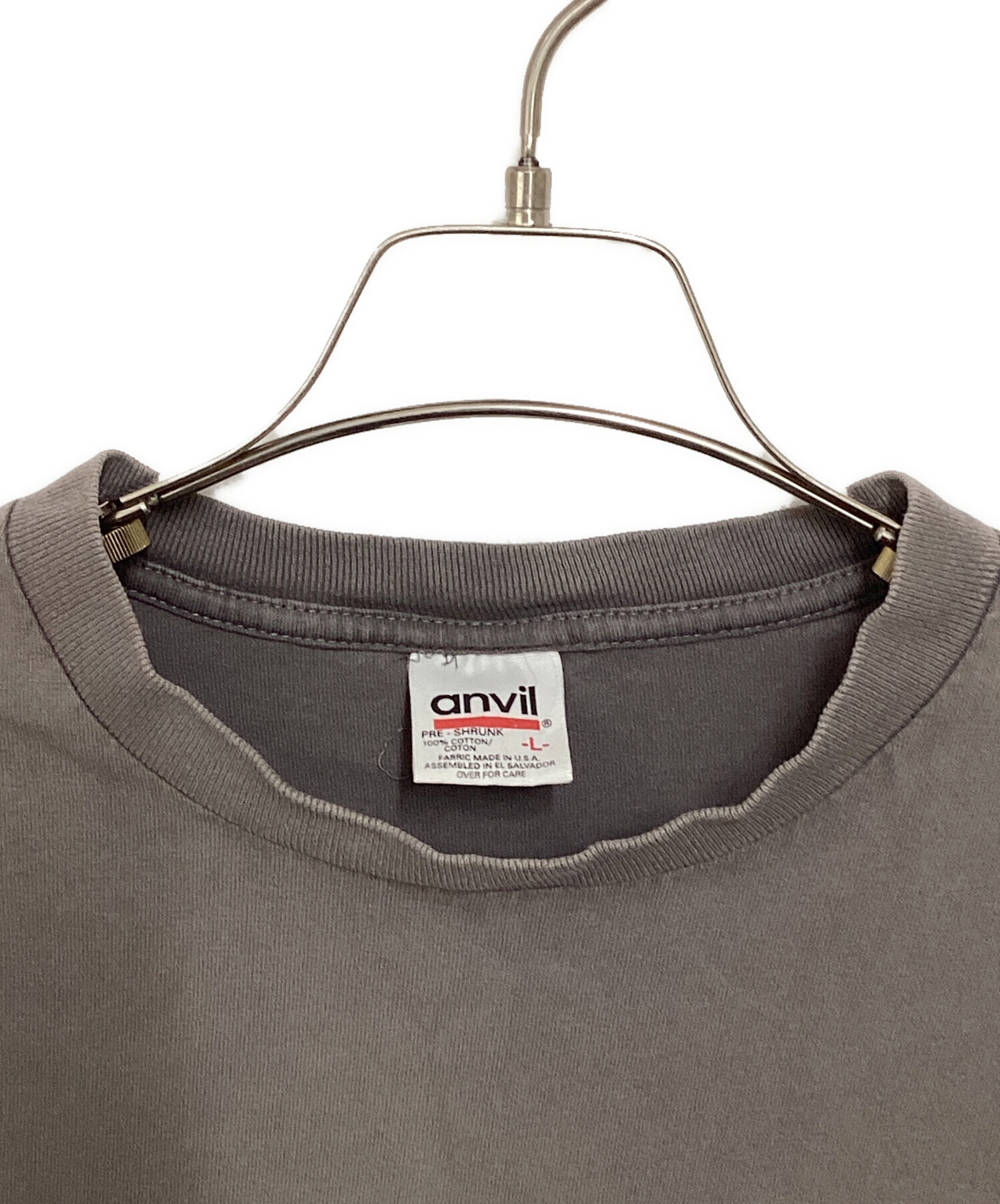 中古・古着通販】anvil (アンヴィル) バンドTシャツ グレー サイズ:L