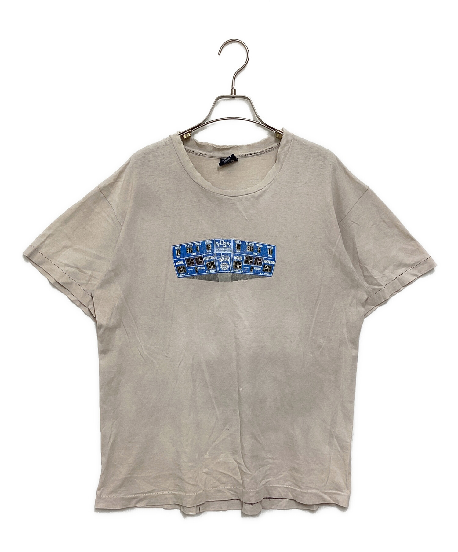 中古・古着通販】stussy (ステューシー) スコアボードプリントボロT 
