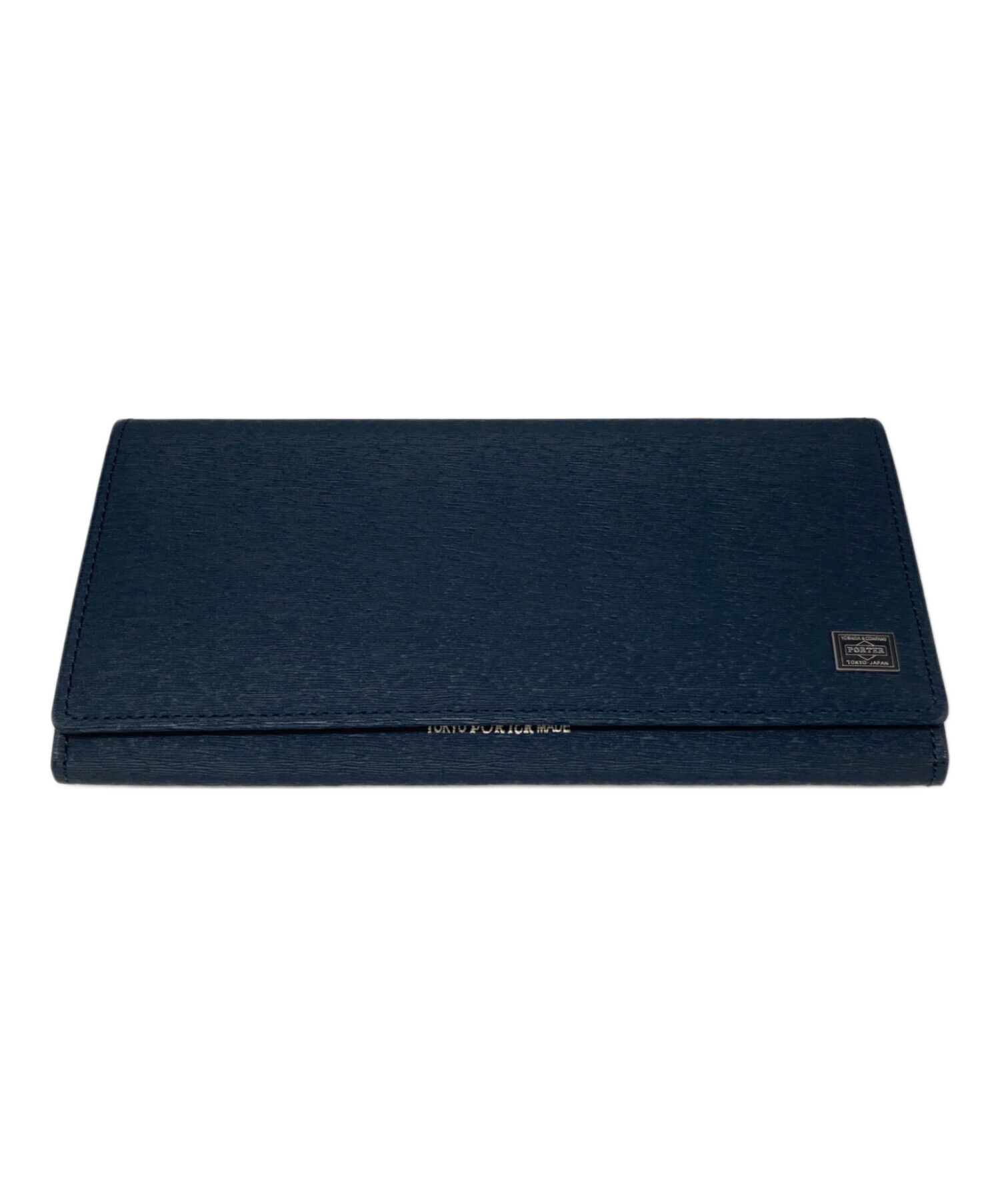 中古・古着通販】PORTER (ポーター) current long wallet ネイビー 未 