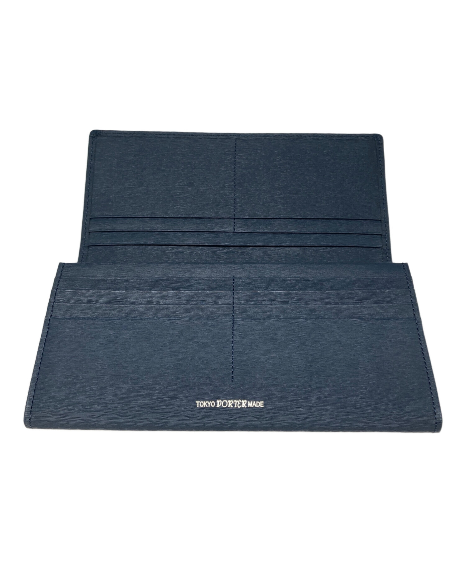 中古・古着通販】PORTER (ポーター) current long wallet ネイビー 未 