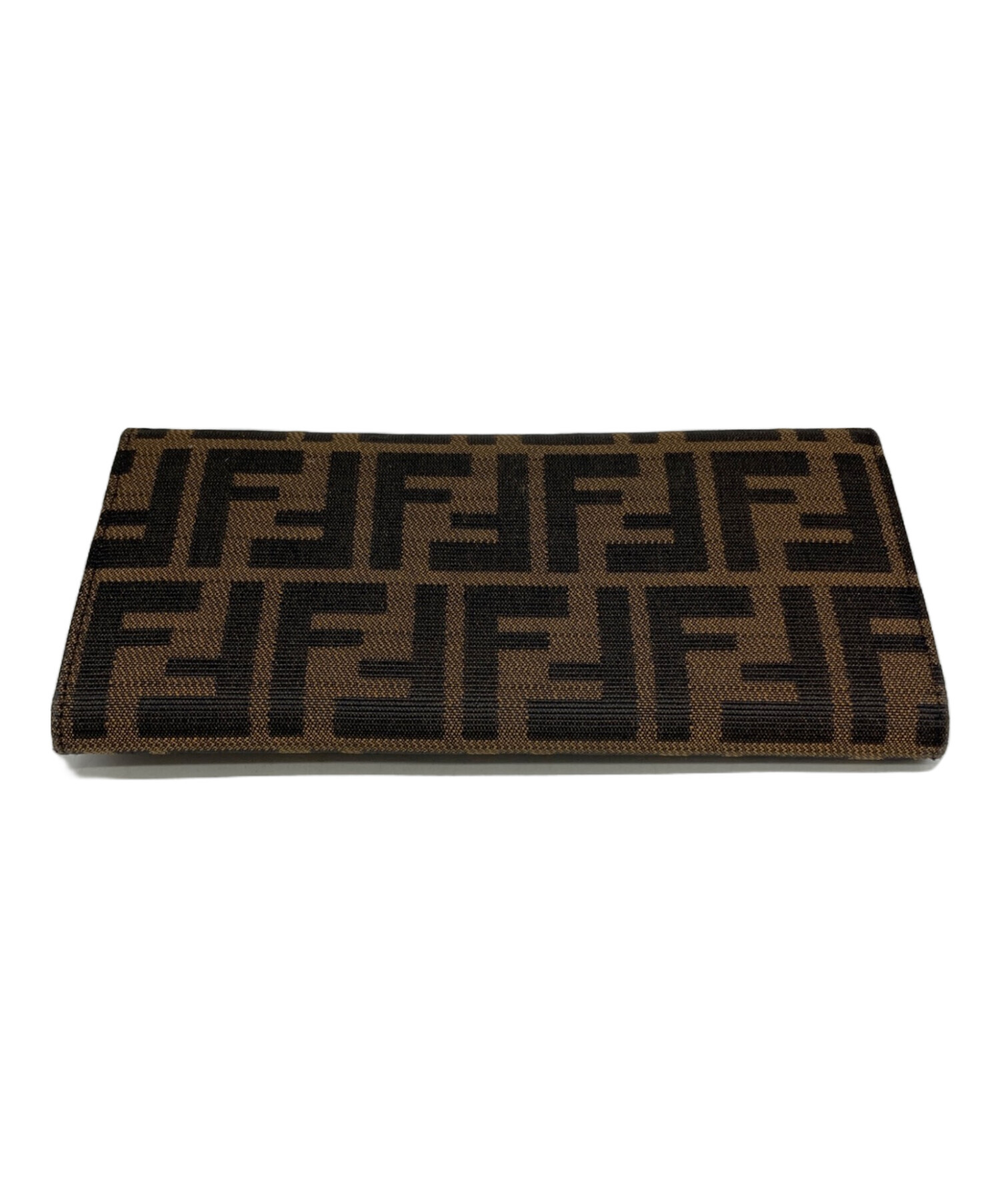 中古・古着通販】FENDI (フェンディ) ズッカ柄長財布 ブラウン 