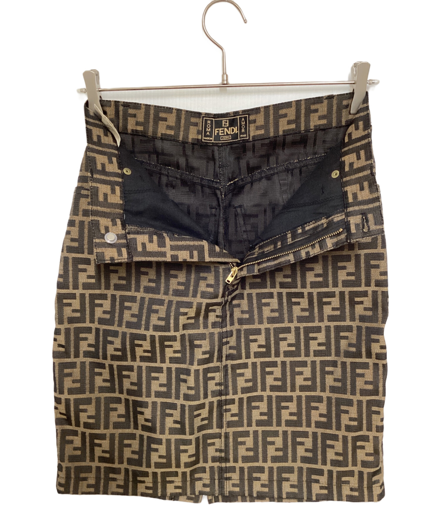 中古・古着通販】FENDI jeans (フェンディ ジーンズ) ズッカ柄ミニ 