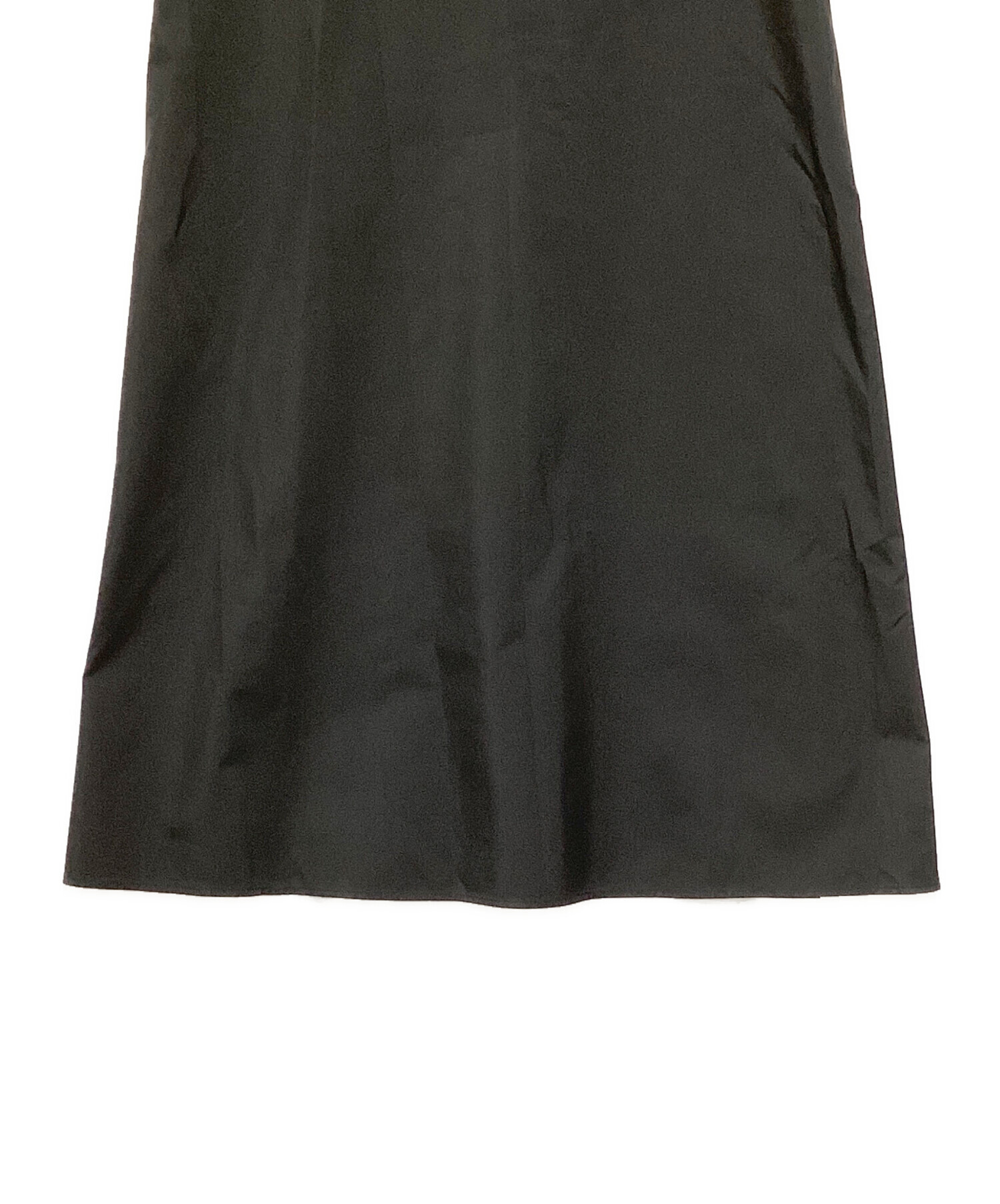 THE RERACS リラクス S サイズ レザーエプロンドレスワンピース 黒 THE RERACS for TO UNITED ARROWS＞エプロンドレス2