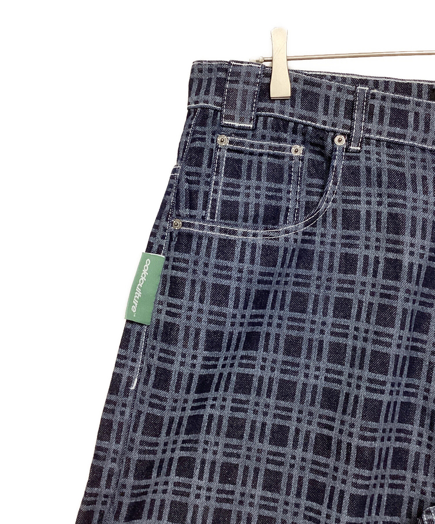 中古・古着通販】coldculture (コールドカルチャー) GRID JORTS グレー 