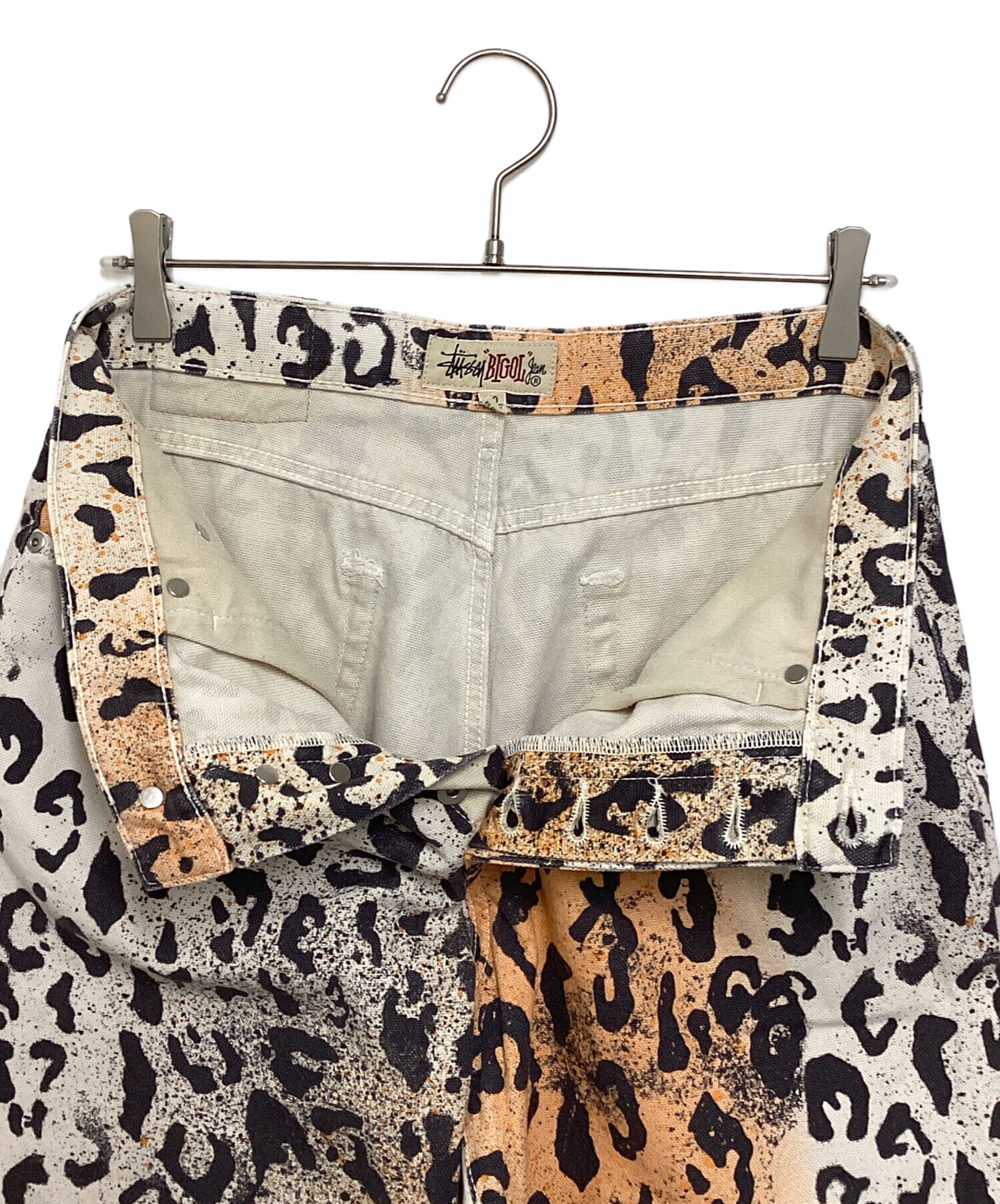 中古・古着通販】stussy (ステューシー) STENCIL CANVAS BIG OL JEANS