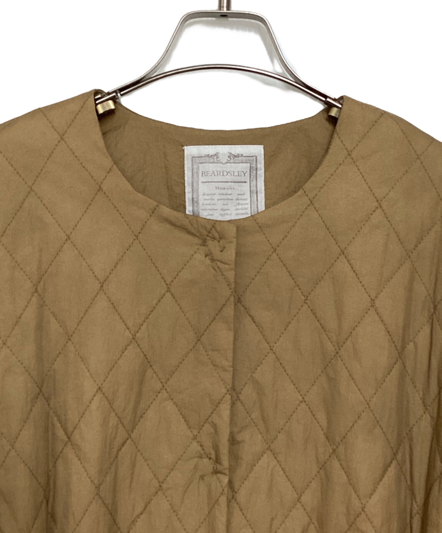 新品BEARDSLEY バルーン袖キルトコート キャメル バルーン袖キルトコート - BEARDSLEY(ビアズリー)本部のBEARDSLEYの