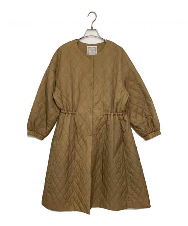 美品☆ ビアズリー BEARDSLEY バルーン袖コート セミロング キルト 中古・古着通販】BEARDSLEY (ビアズリー) バルーン袖キルトコート